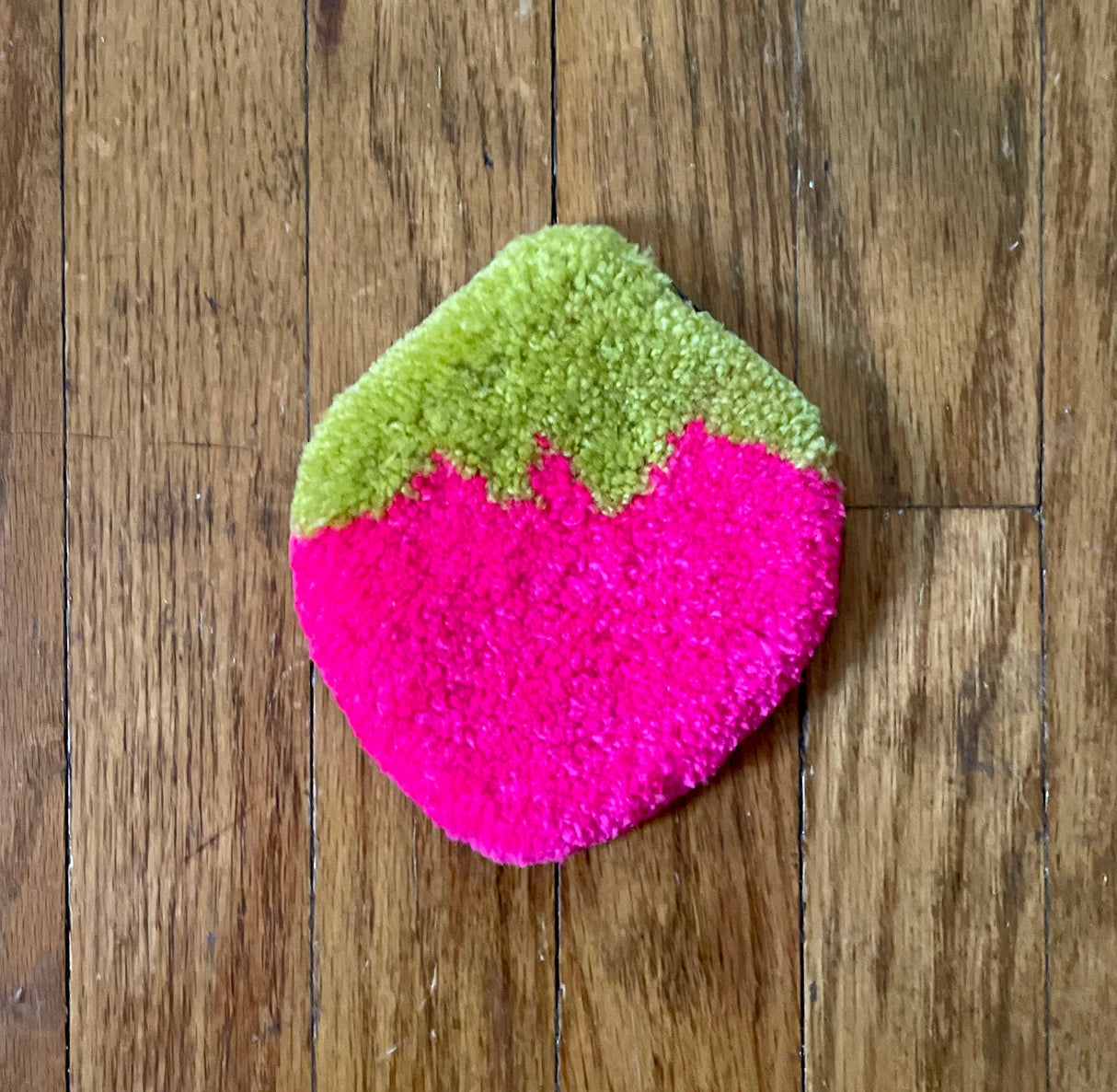 Strawberry Mug Rug Coaster
