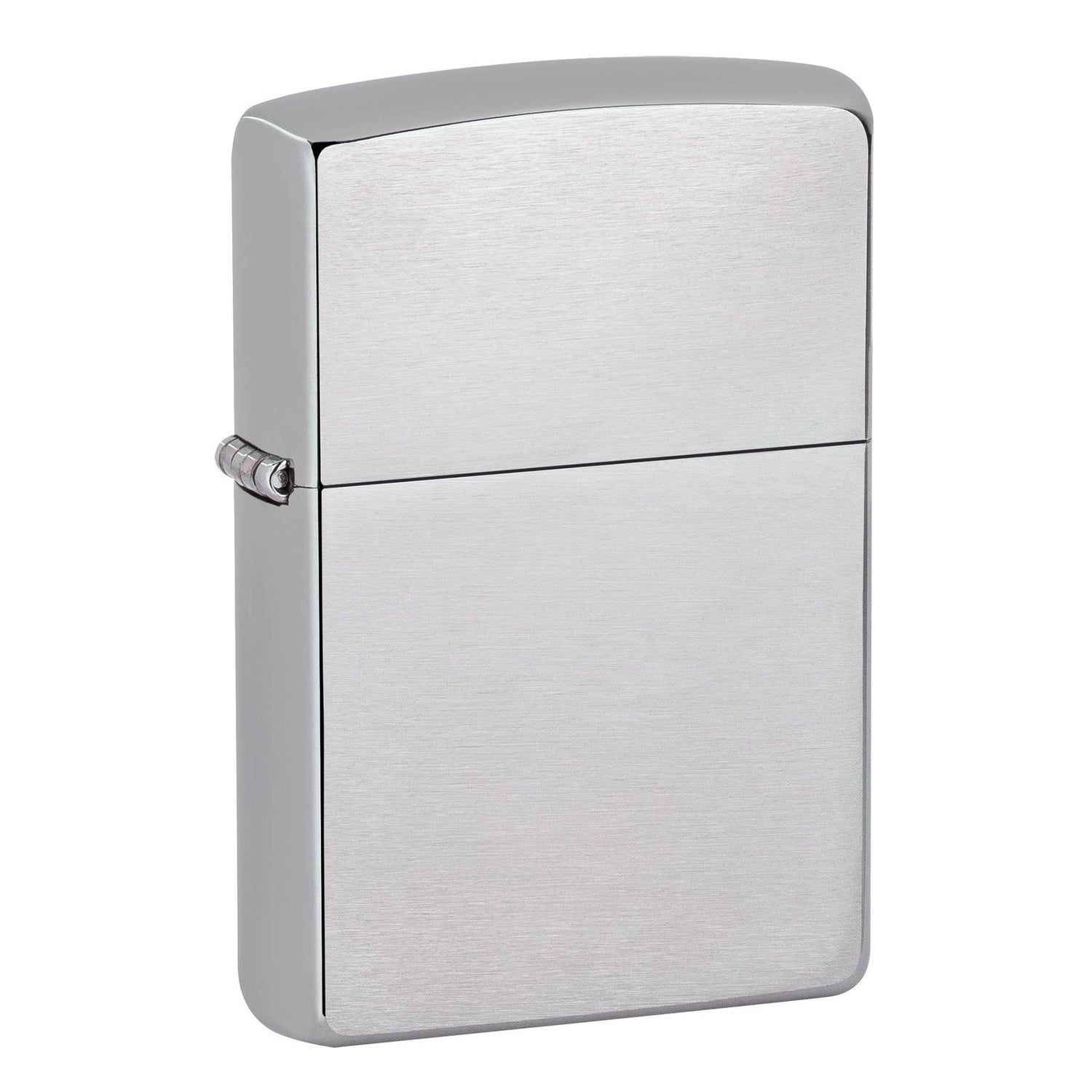 Brushed Finish Chrome Wind Proof Lighter