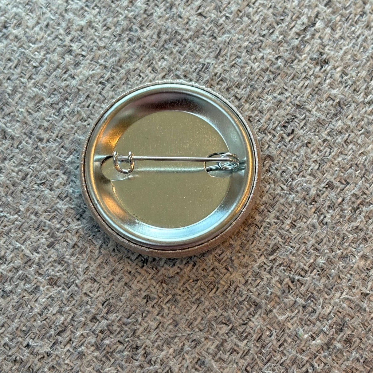 2.25" Pinback Button Neurosparkly Rainbow Glitter Lapel Pin