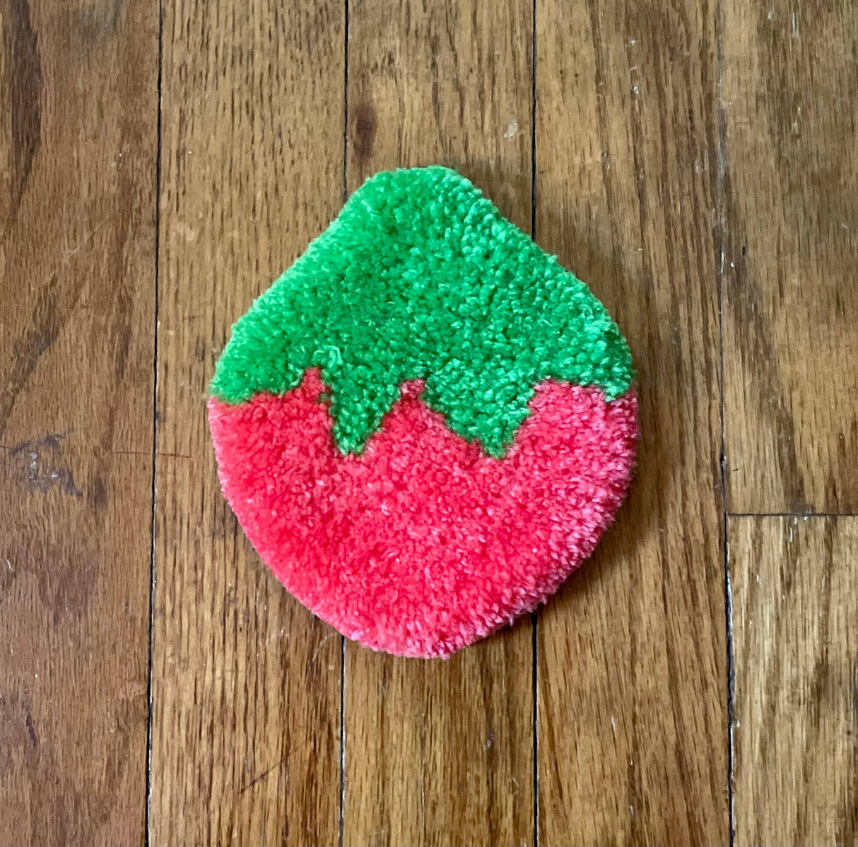 Strawberry Mug Rug Coaster