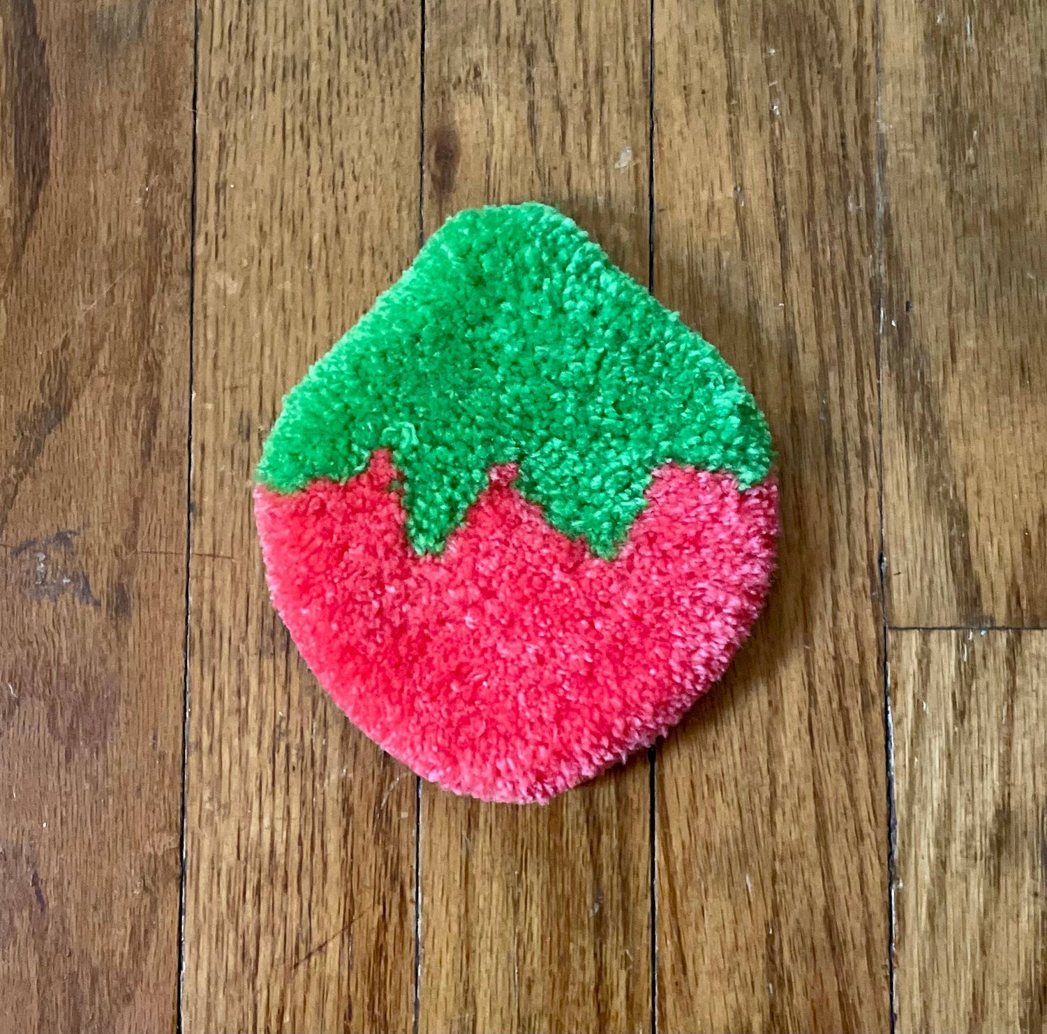 Strawberry Mug Rug Coaster