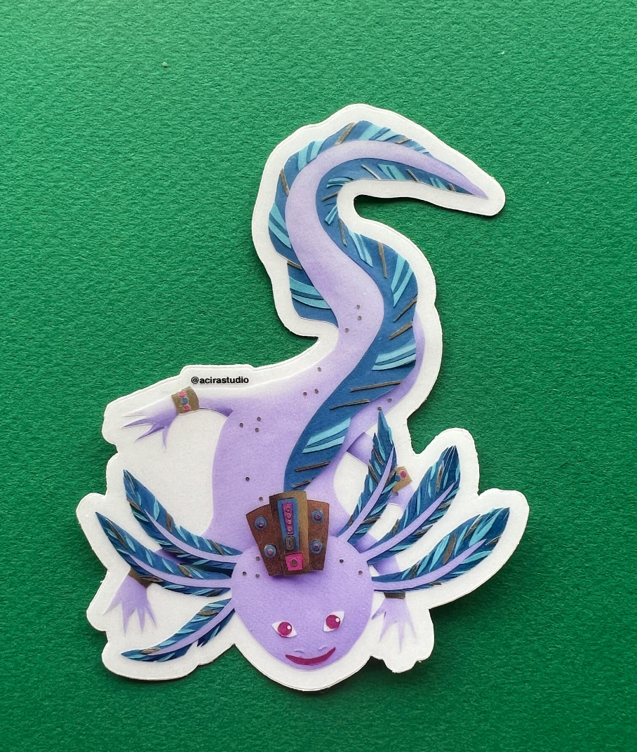 El Axolotl Sticker