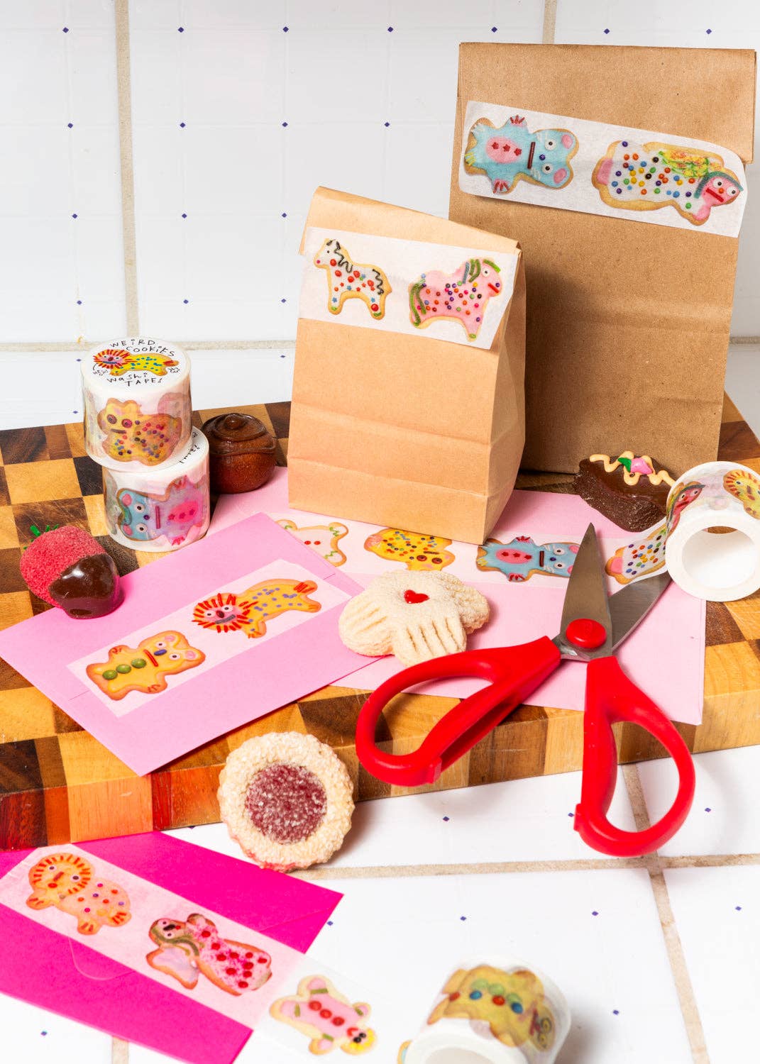 Weird cookies washi tape