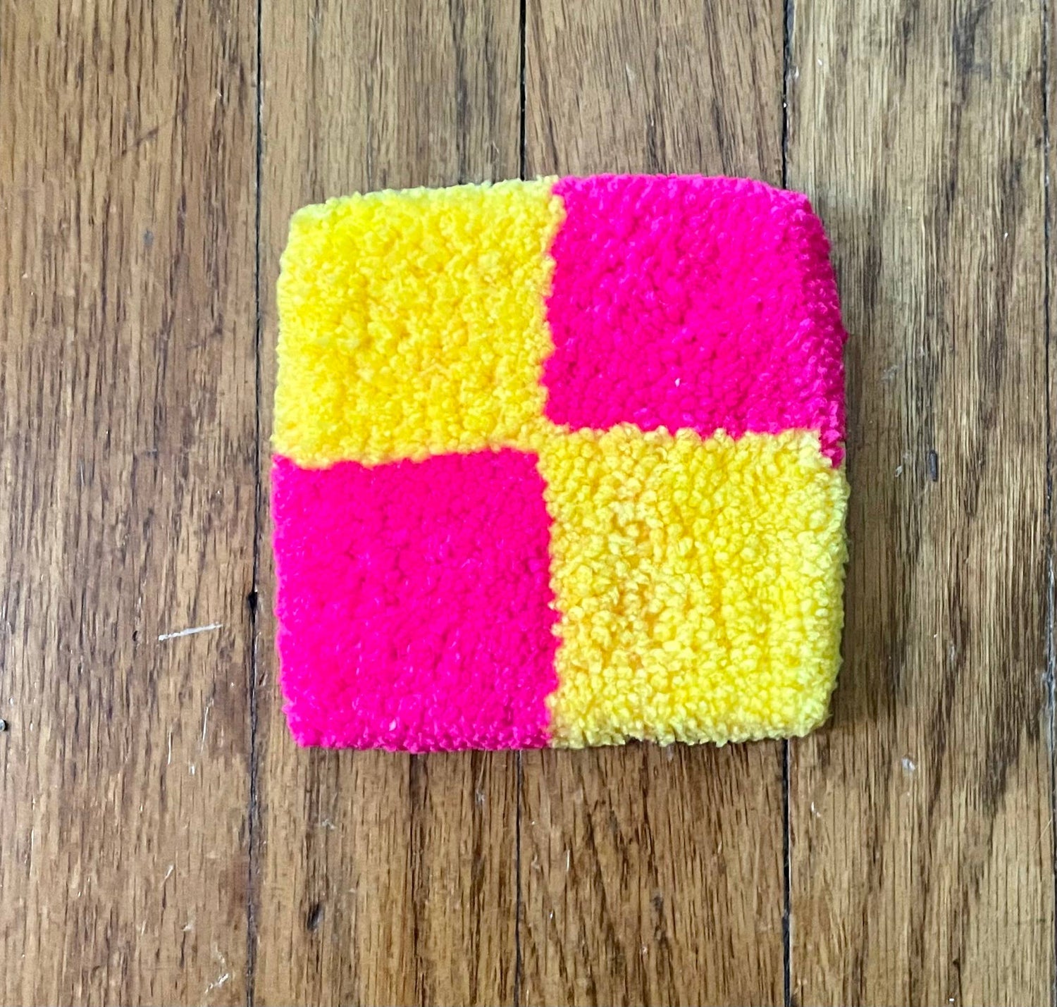 Checkerboard Mug Rug Coaster