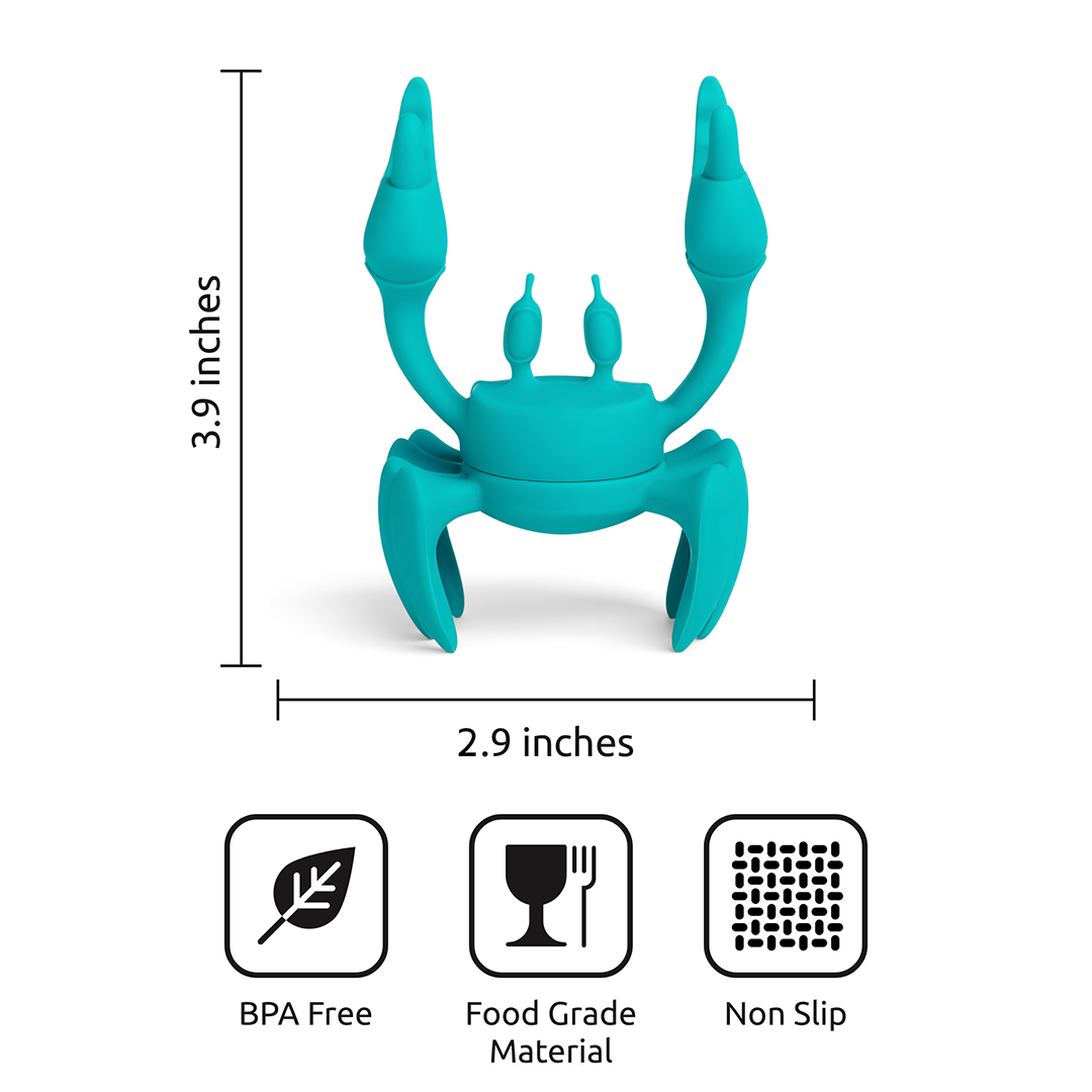 Aqua Crab Utensil Holder & Steam Releaser