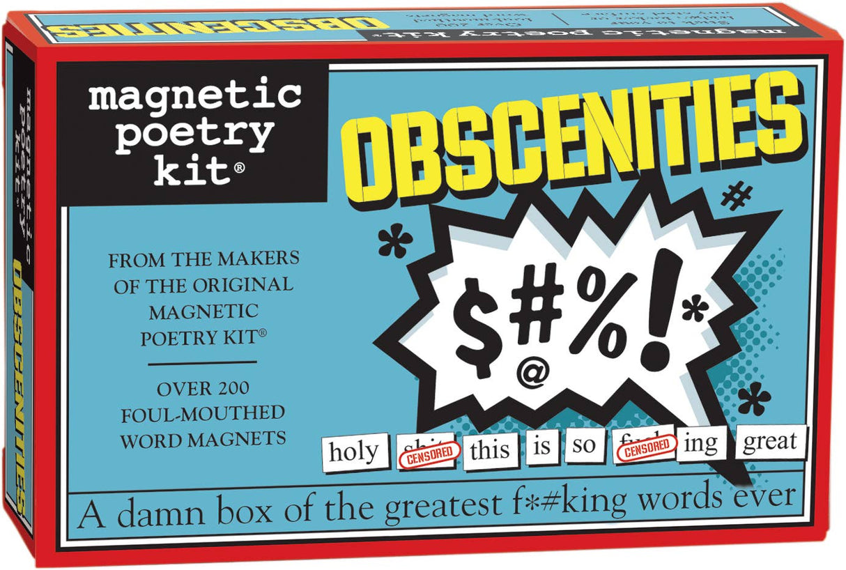 Obscenities Magnetic Poetry Kit