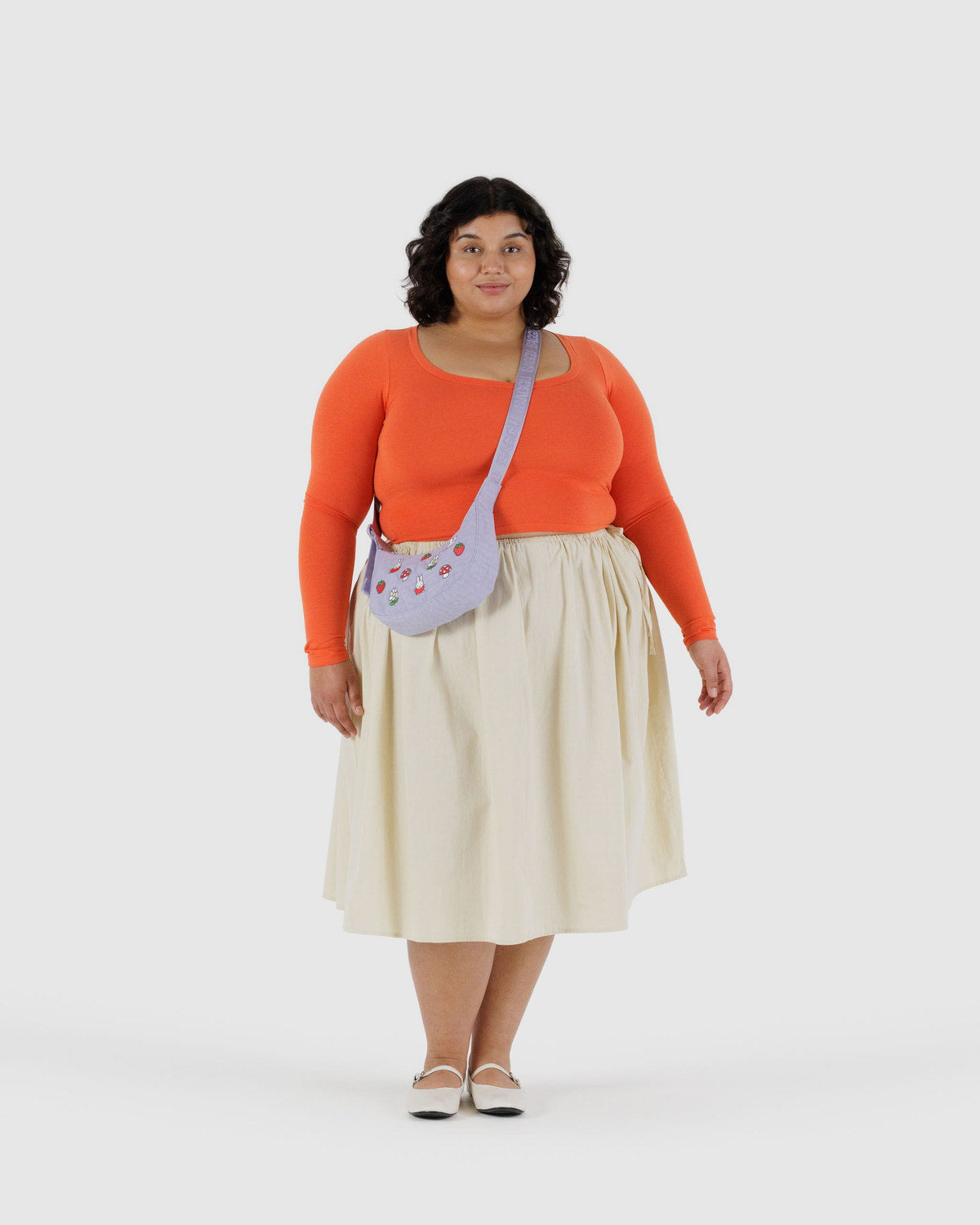 Small Nylon Crescent Bag by BAGGU