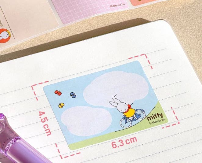 Miffy Pull-Out Sticky Memo Notes ā 120 Sheets
