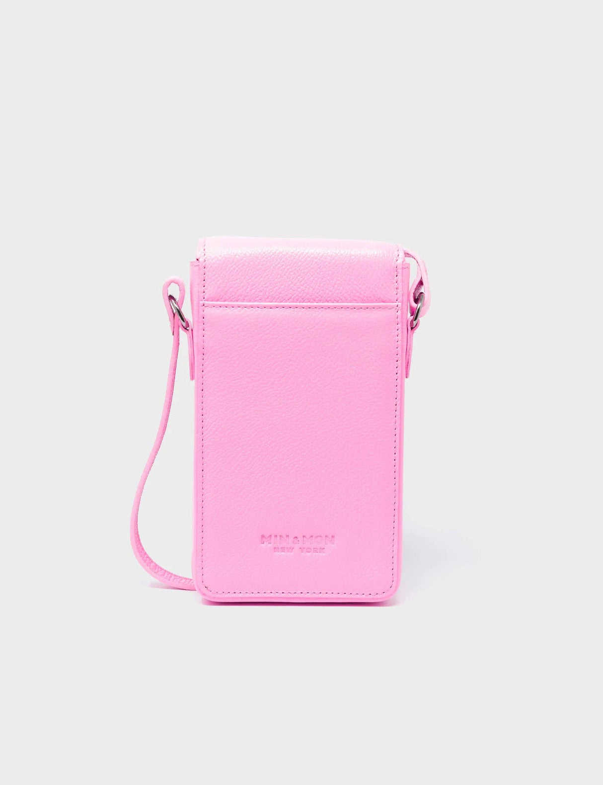 Max Bubblegum Pink Cellphone Crossbody Pouch - Blazing Tiger Print