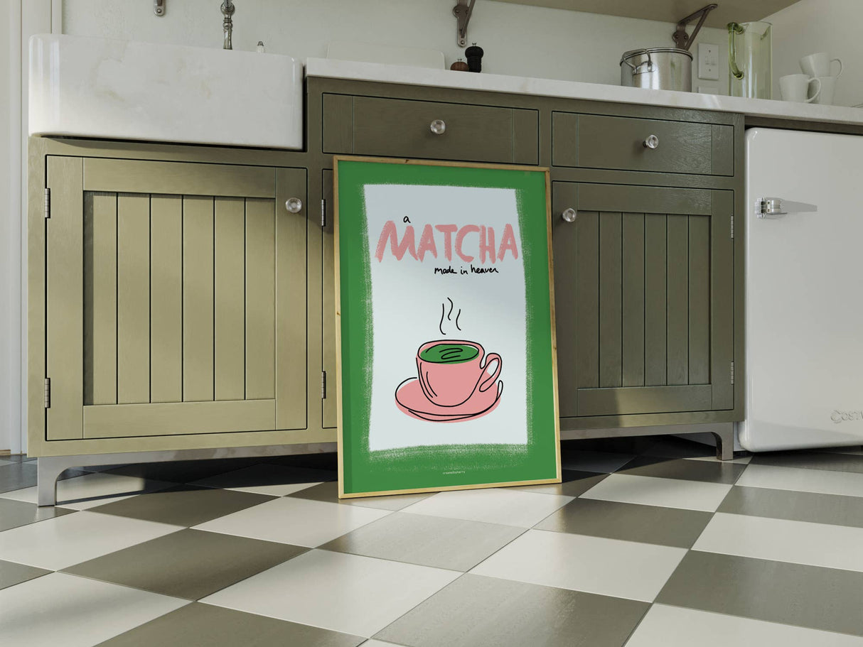 A Matcha Made In Heaven Wall Art Print