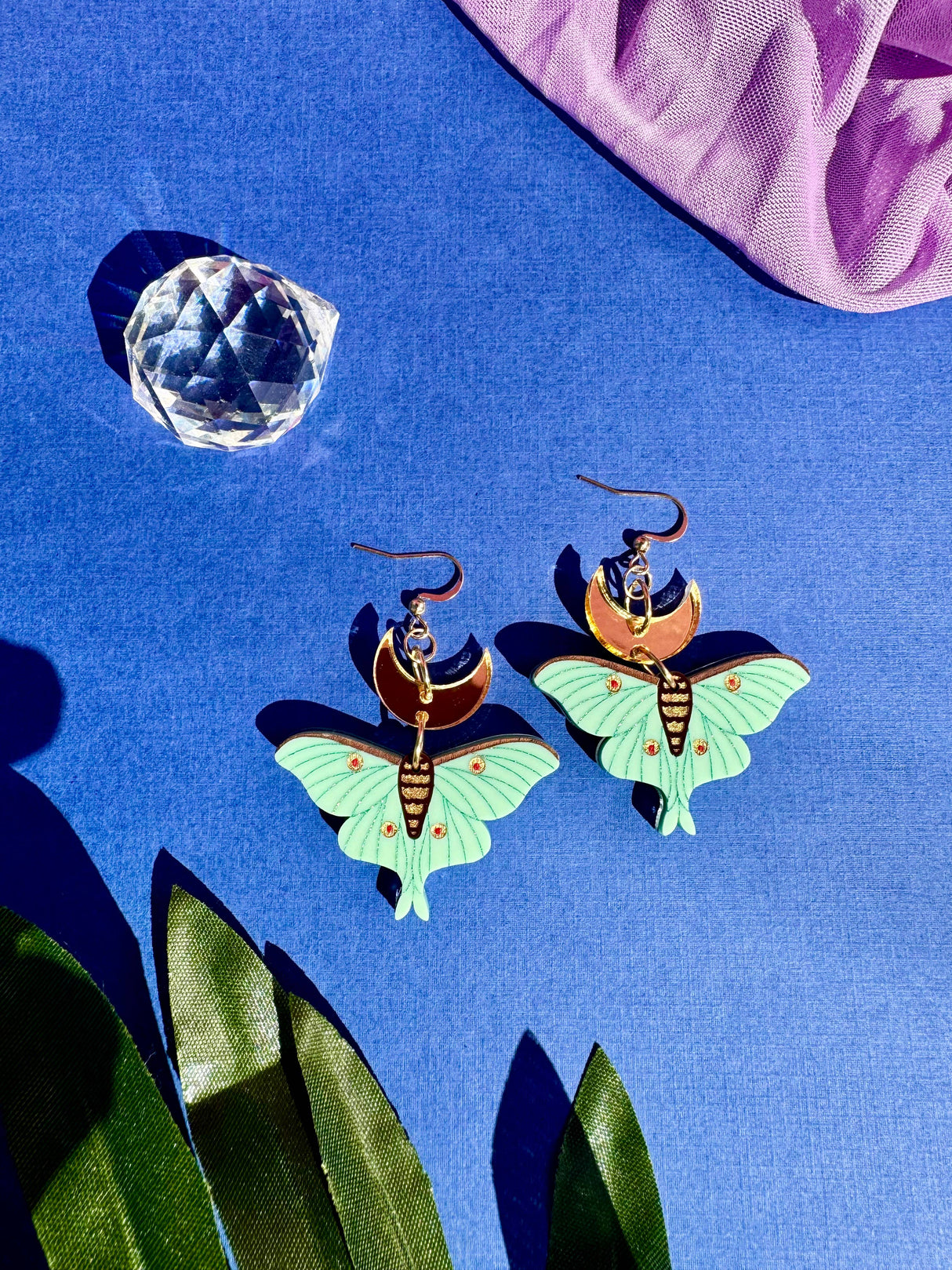 Lunar Moths Earrings