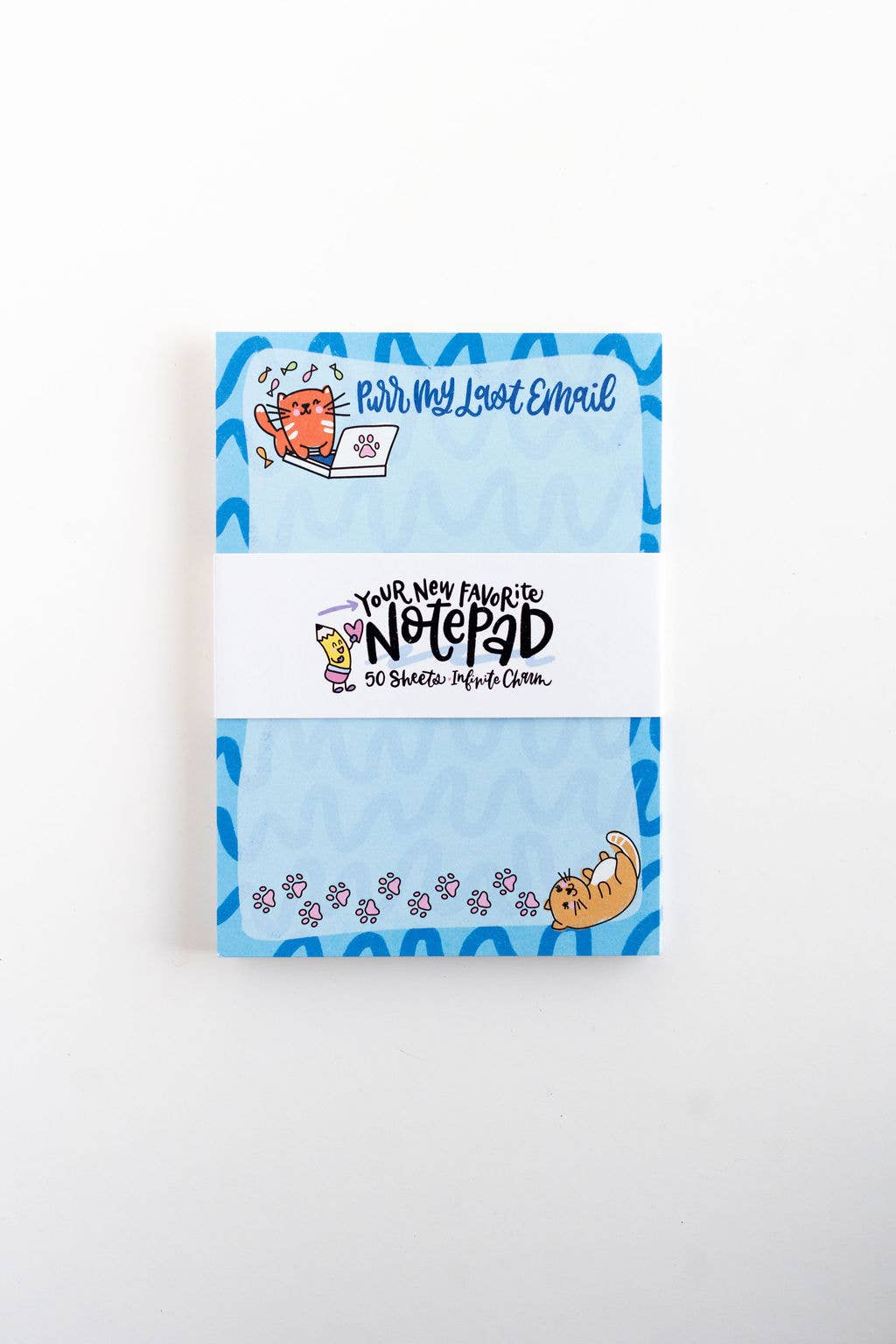 Purr My Last Email Notepad