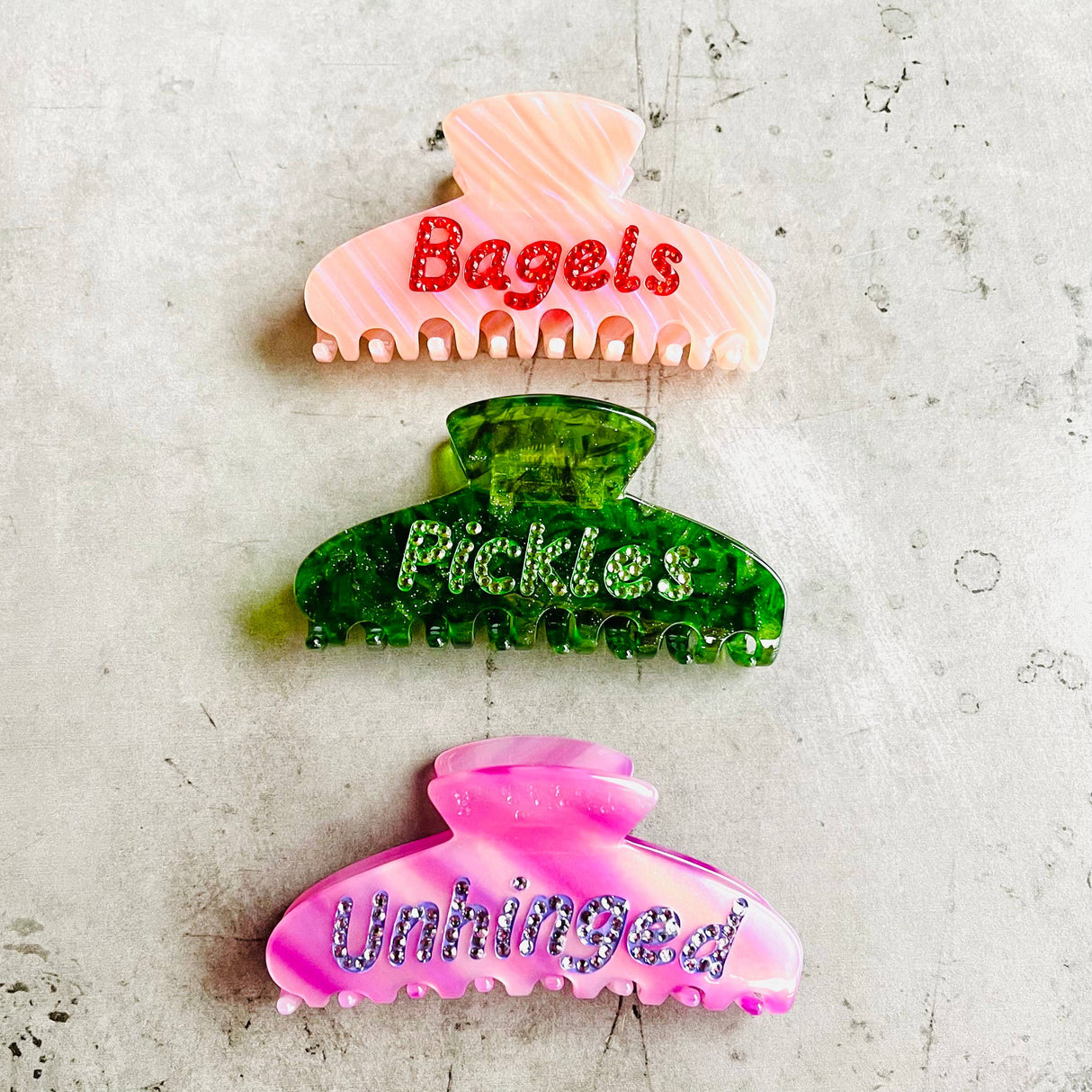 Unhinged Rhinestone Hair Claw