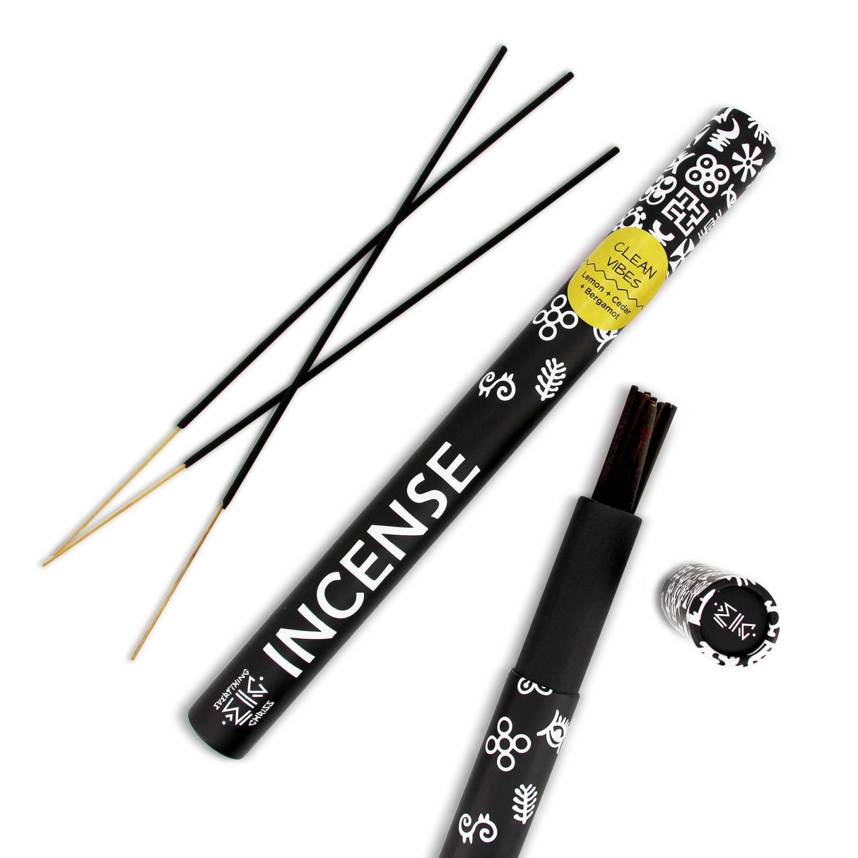 Clean Vibes - Luxury Incense Sticks - Lemon/Rose/Cedar