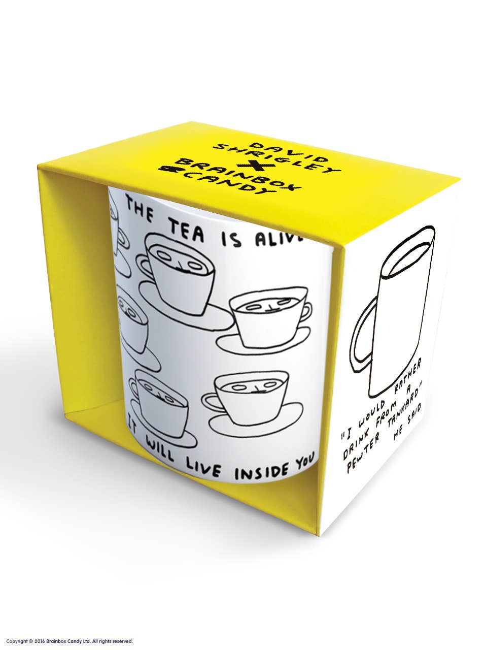 The Tea Is Alive Art Coffee Mug