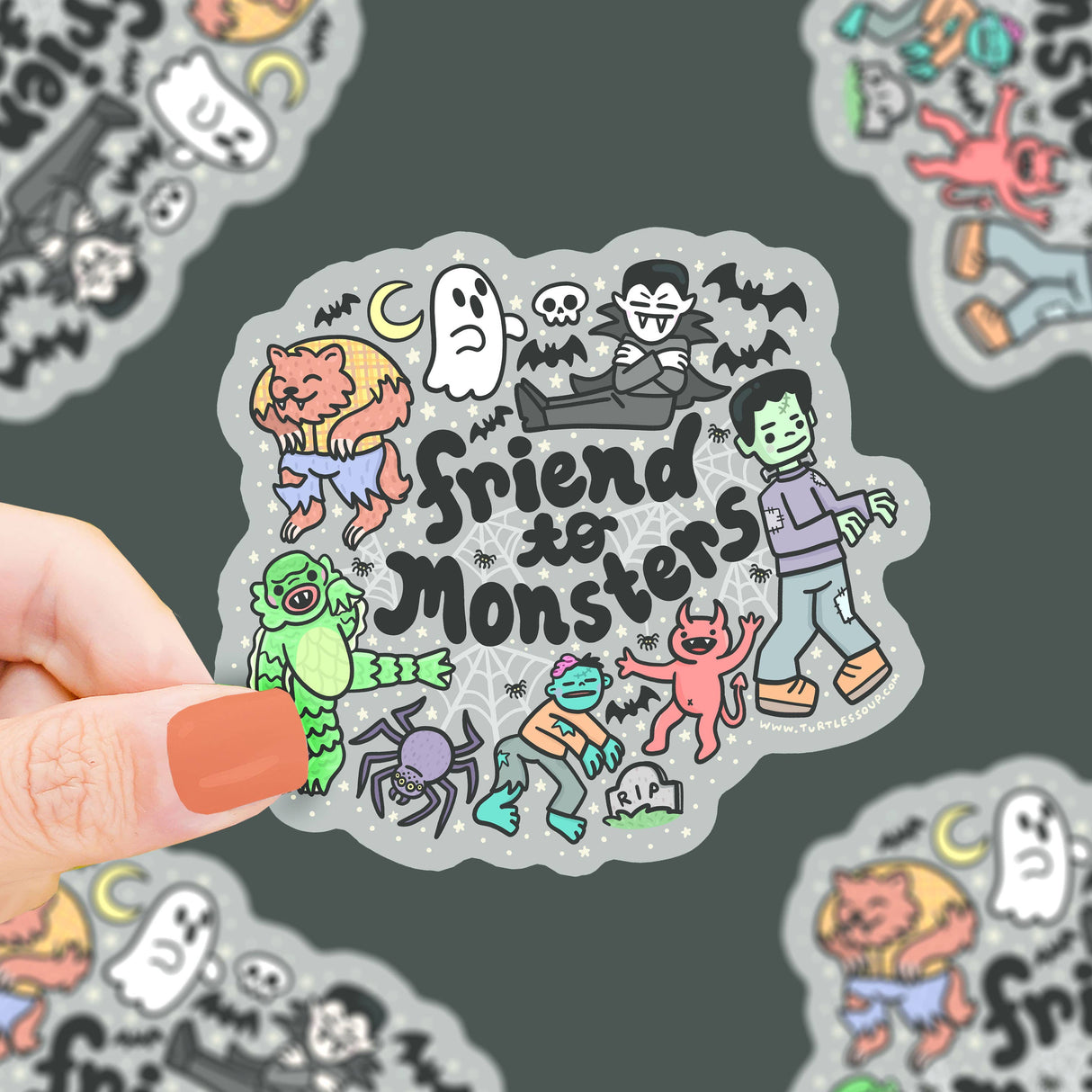 Friend to Monsters Sticker