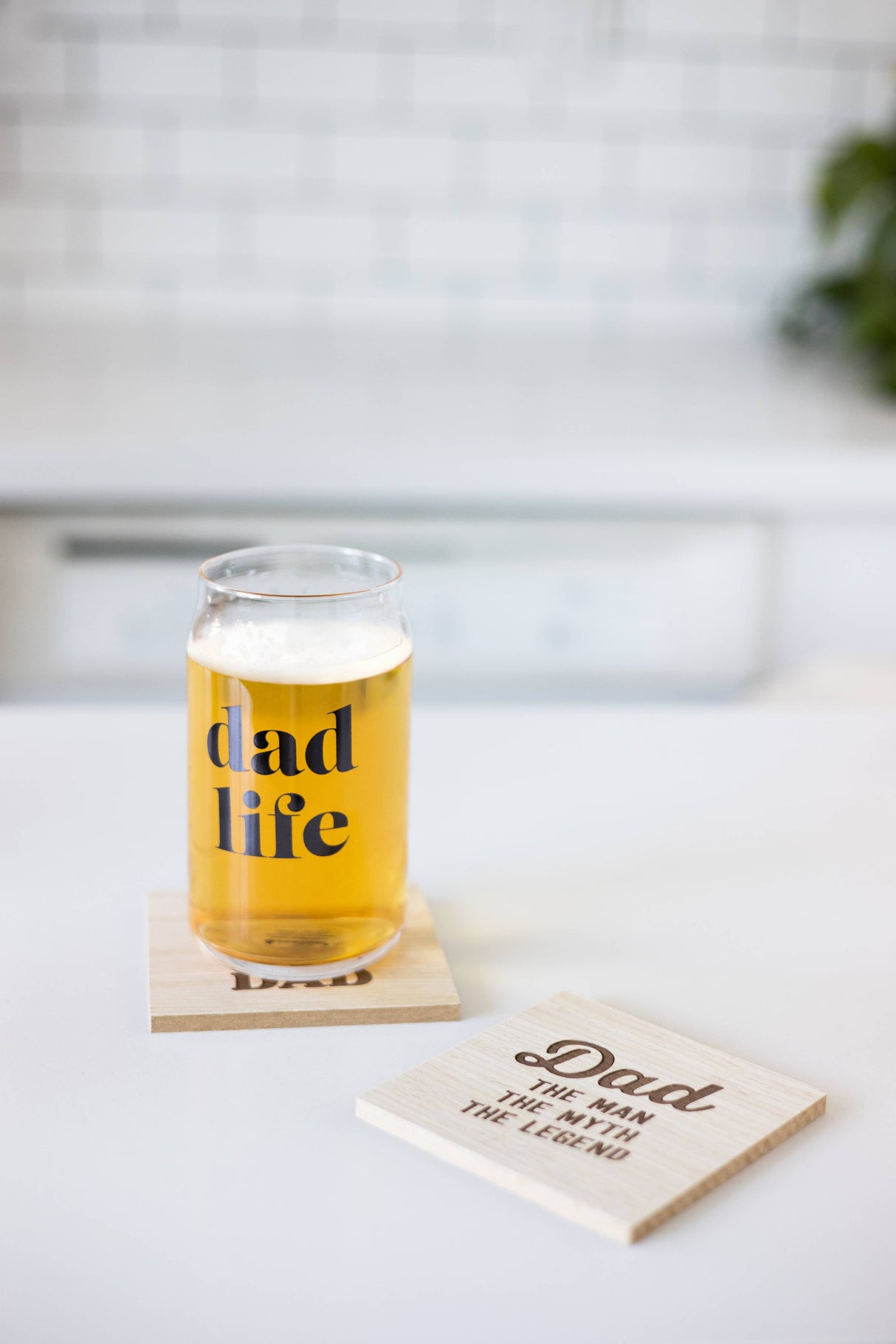 Dad Life Beer Glass