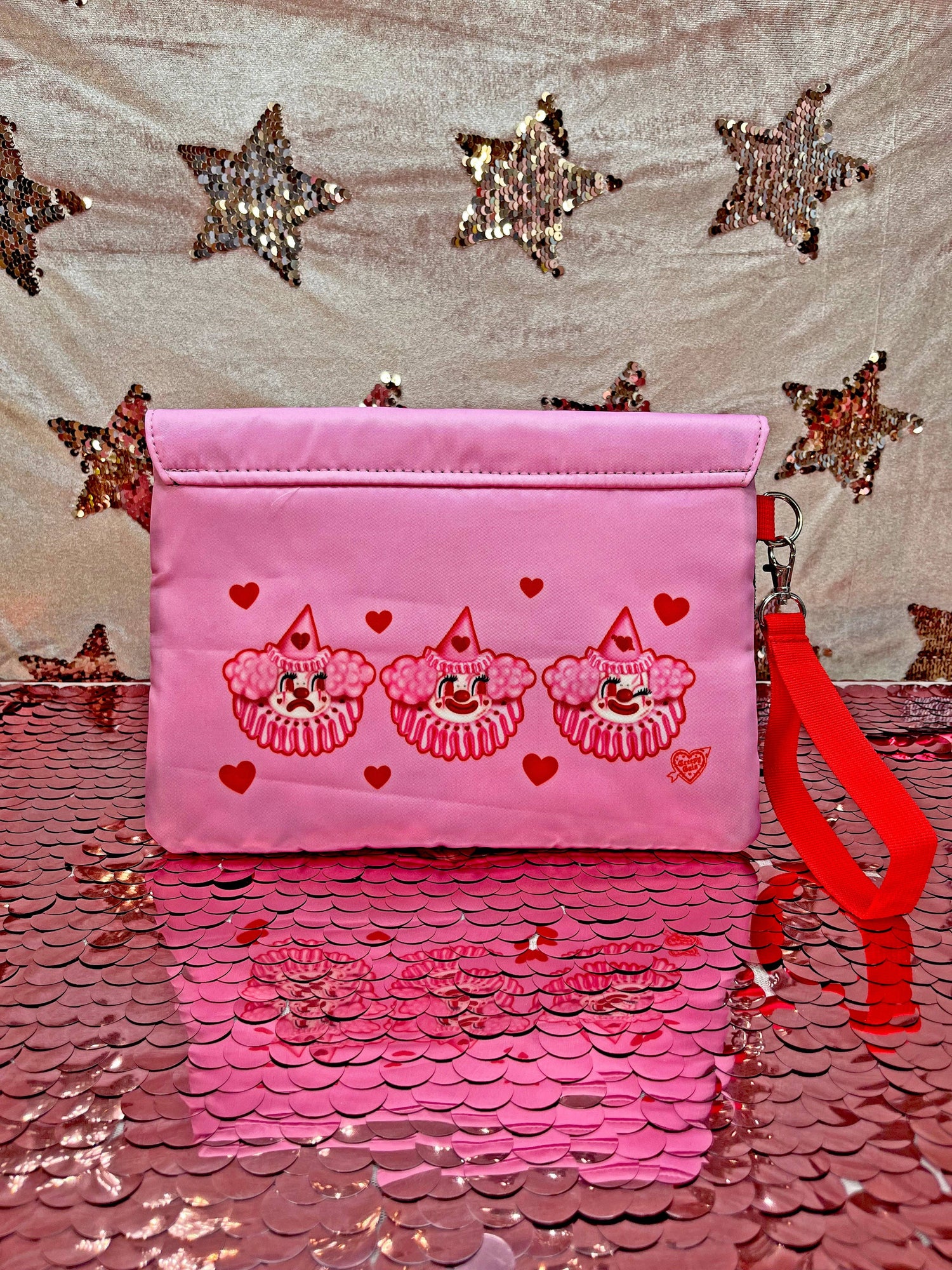 Smell Proof Bag with Lock, Sad Clown