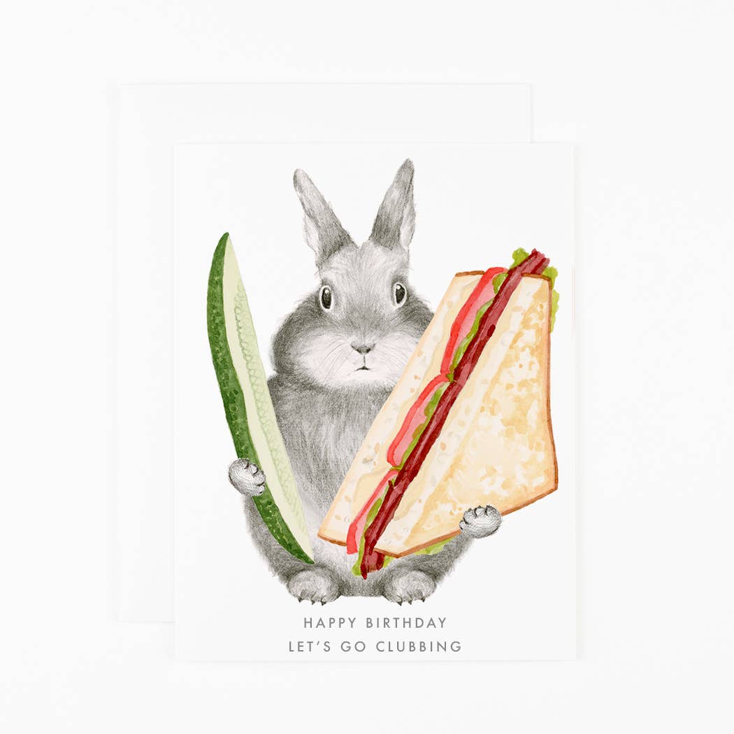 Happy Birthday Let's Go Clubbing Greeting Card