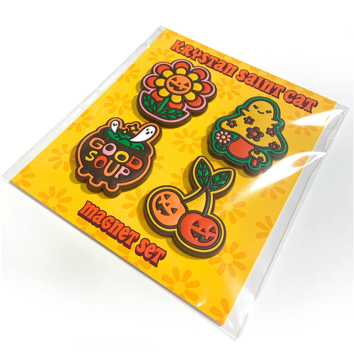 Spooky Retro Puffy Magnets