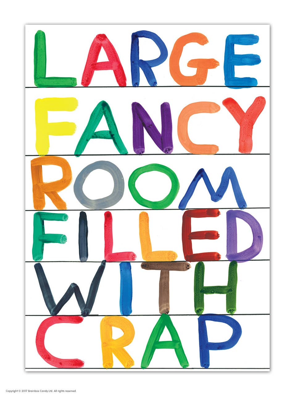 Large Fancy Room A6 Art Postcard