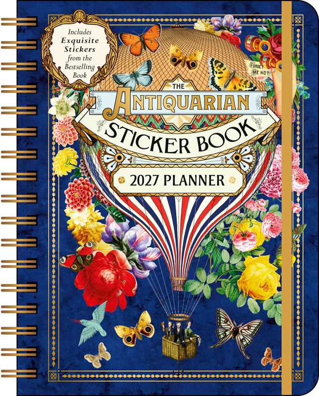Antiquarian Sticker Book 2027 Monthly/Weekly Planner Calendar by Macmillan Children's Books