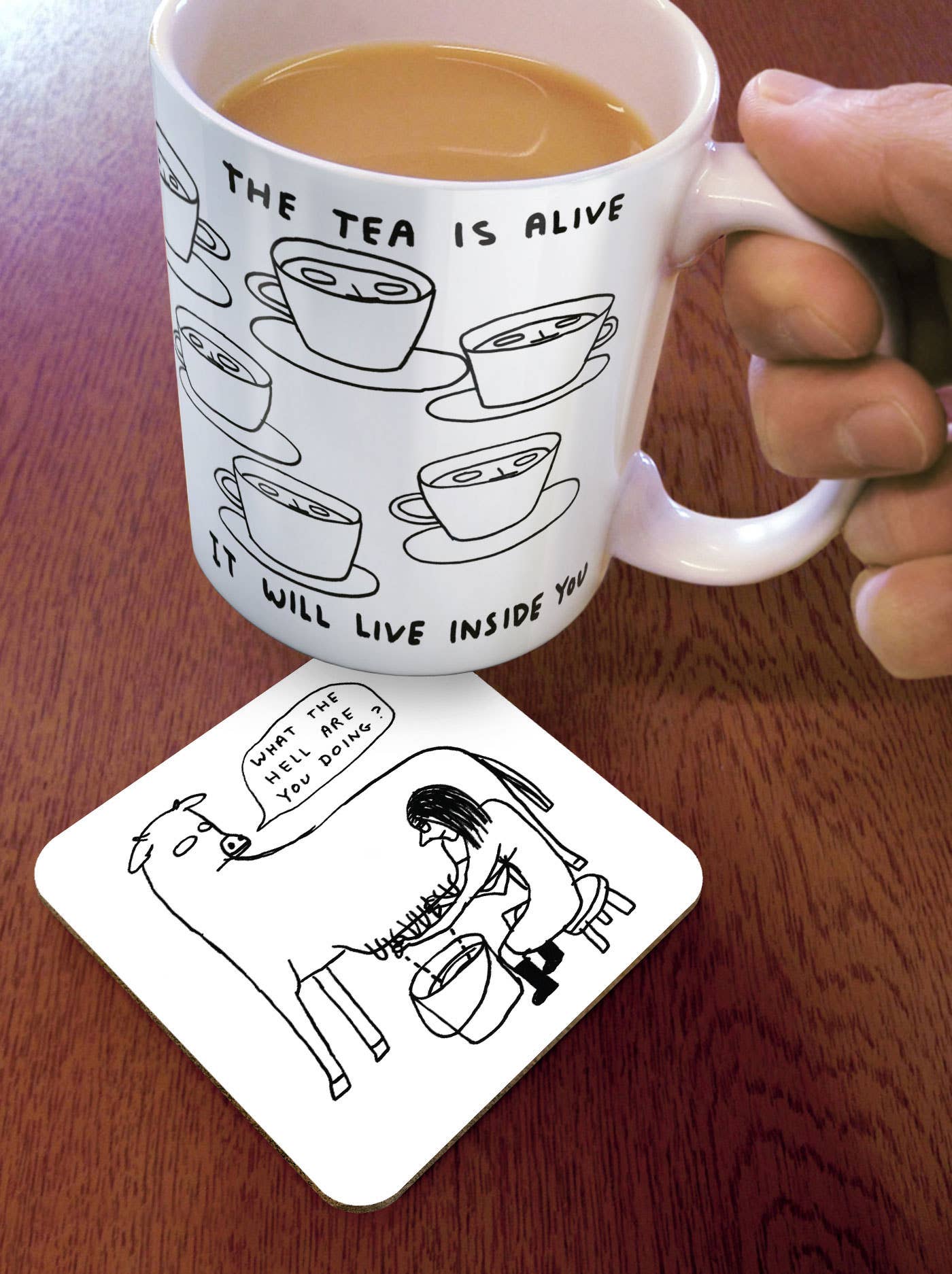 What The Hell Art Coaster