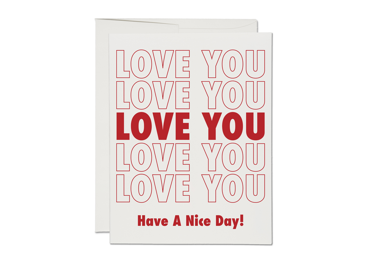 Grocery Bag Greeting Card