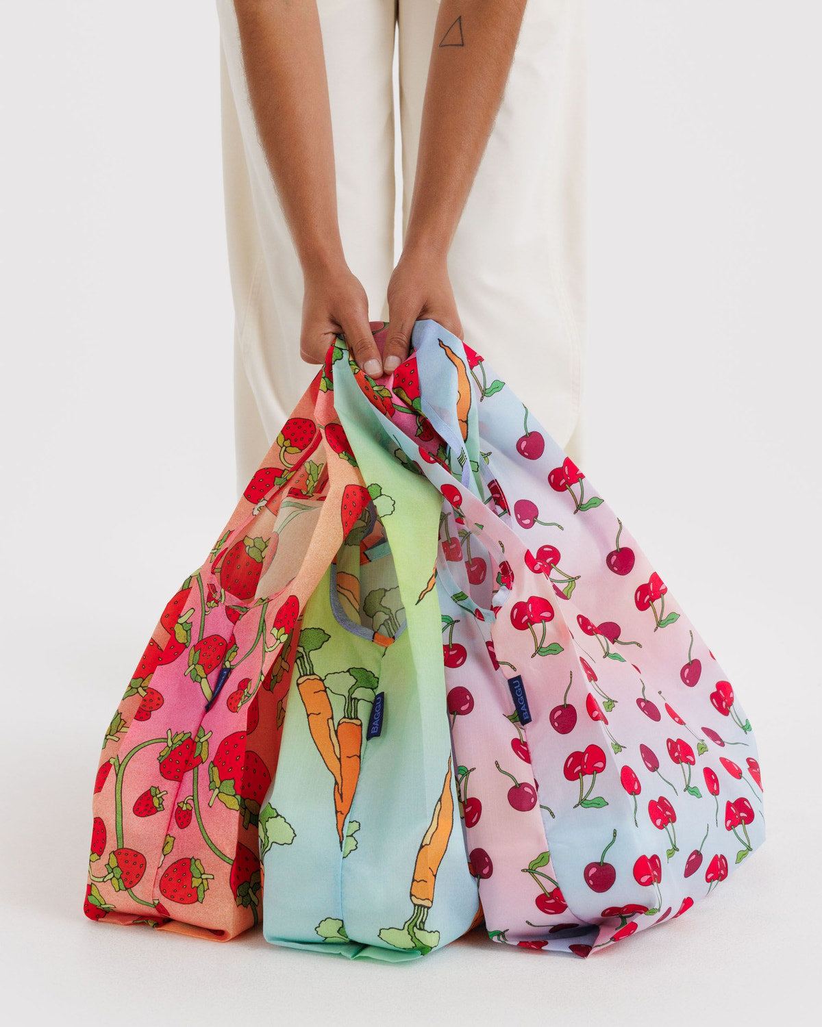 Standard Baggu (Set of 3) Carrots & Berries