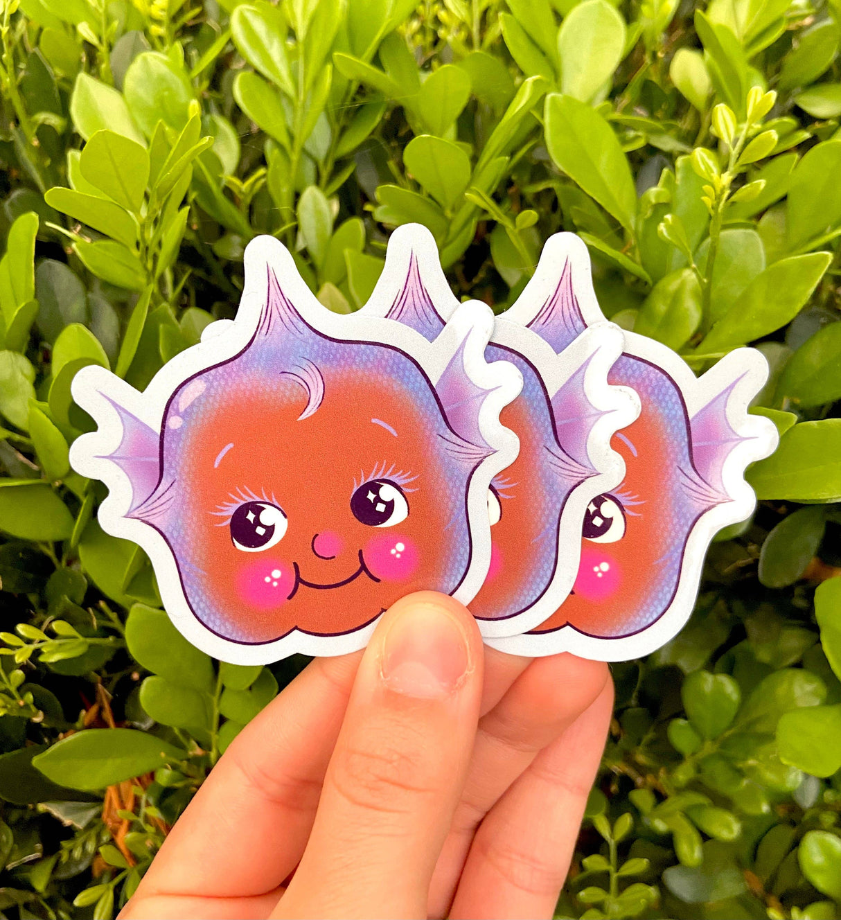 Costumed Kewpie Doll Halloween Sticker