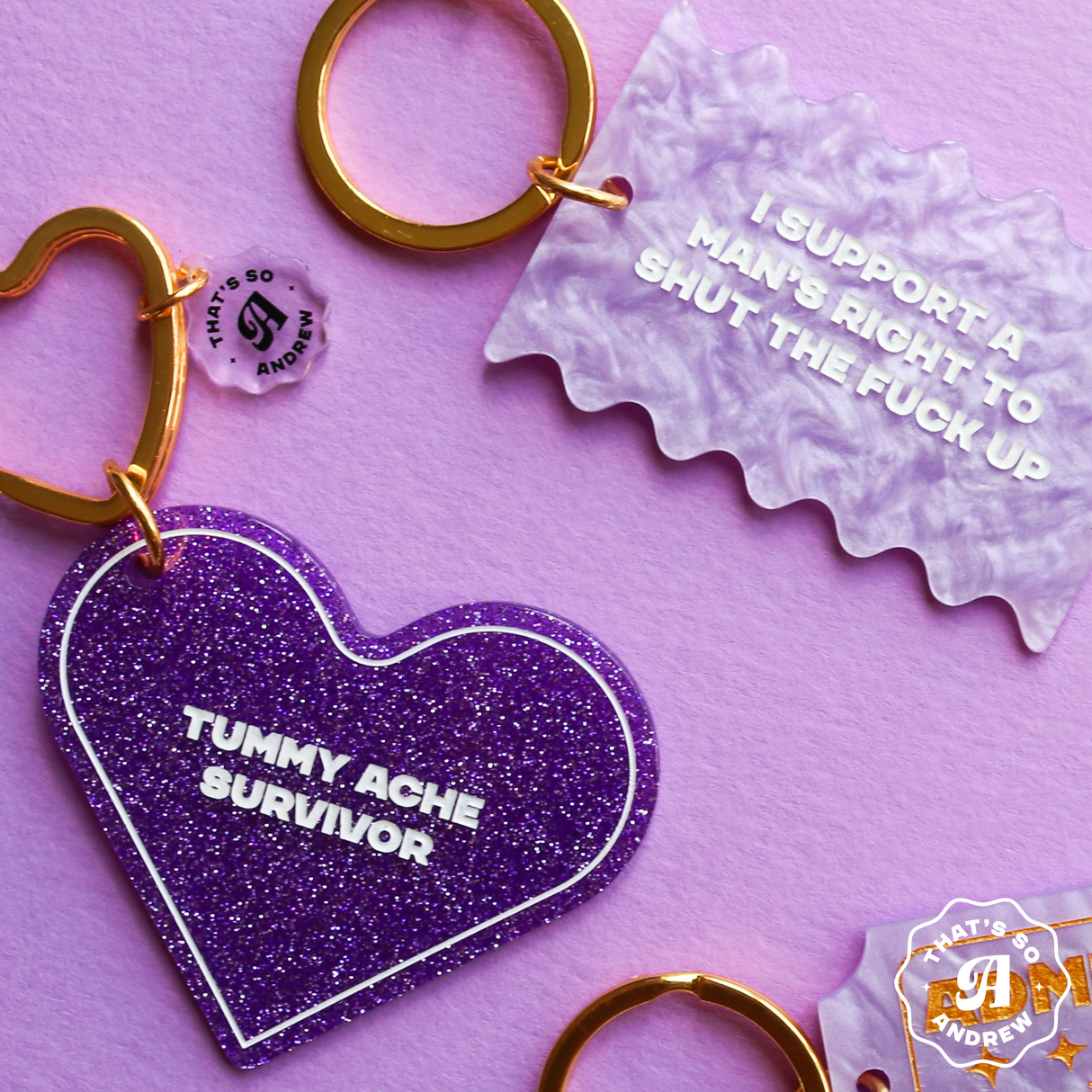 More Weenies Less Meanies | Motel Style Keychain
