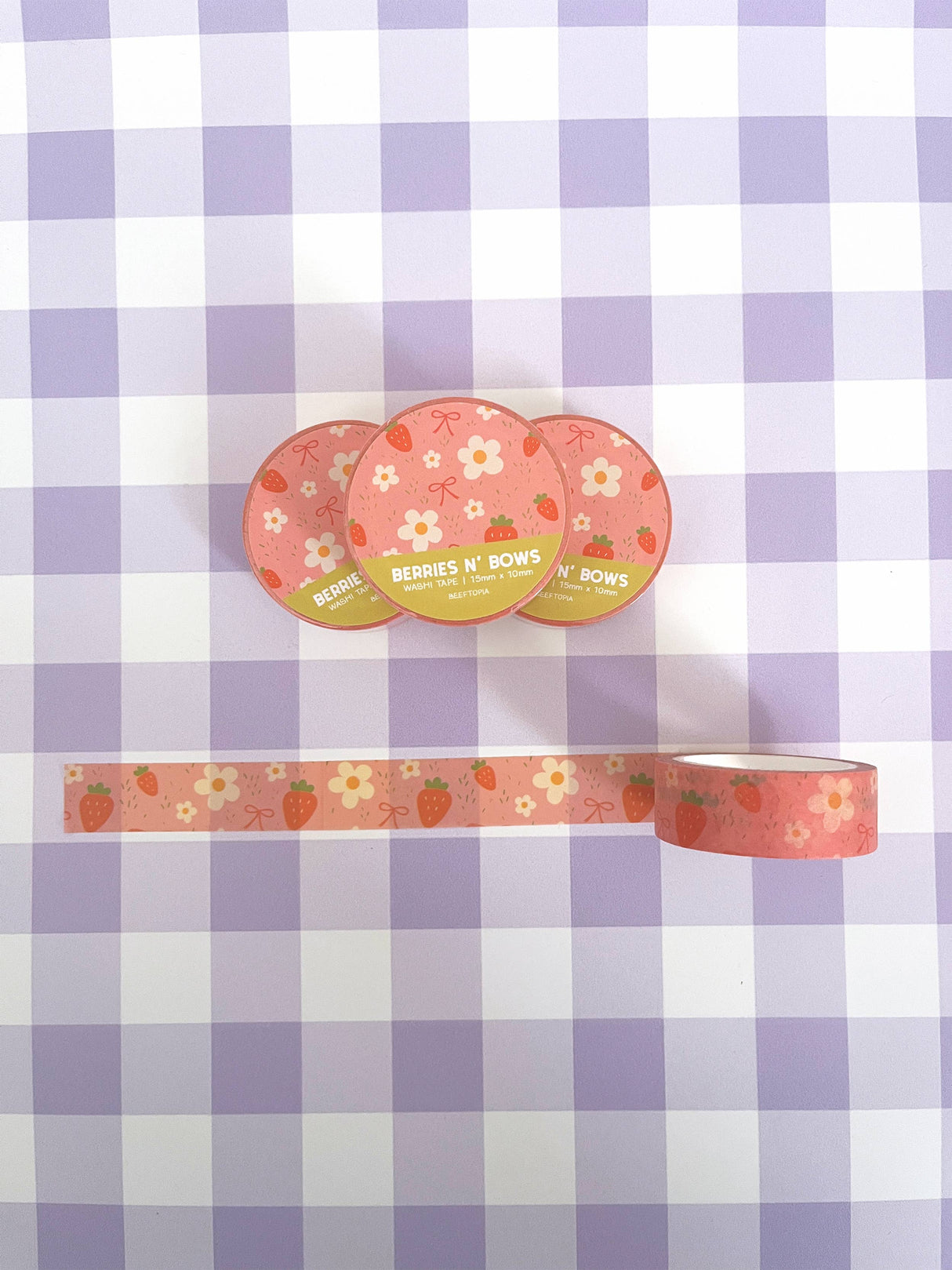 Berries n' Bows Washi Tape