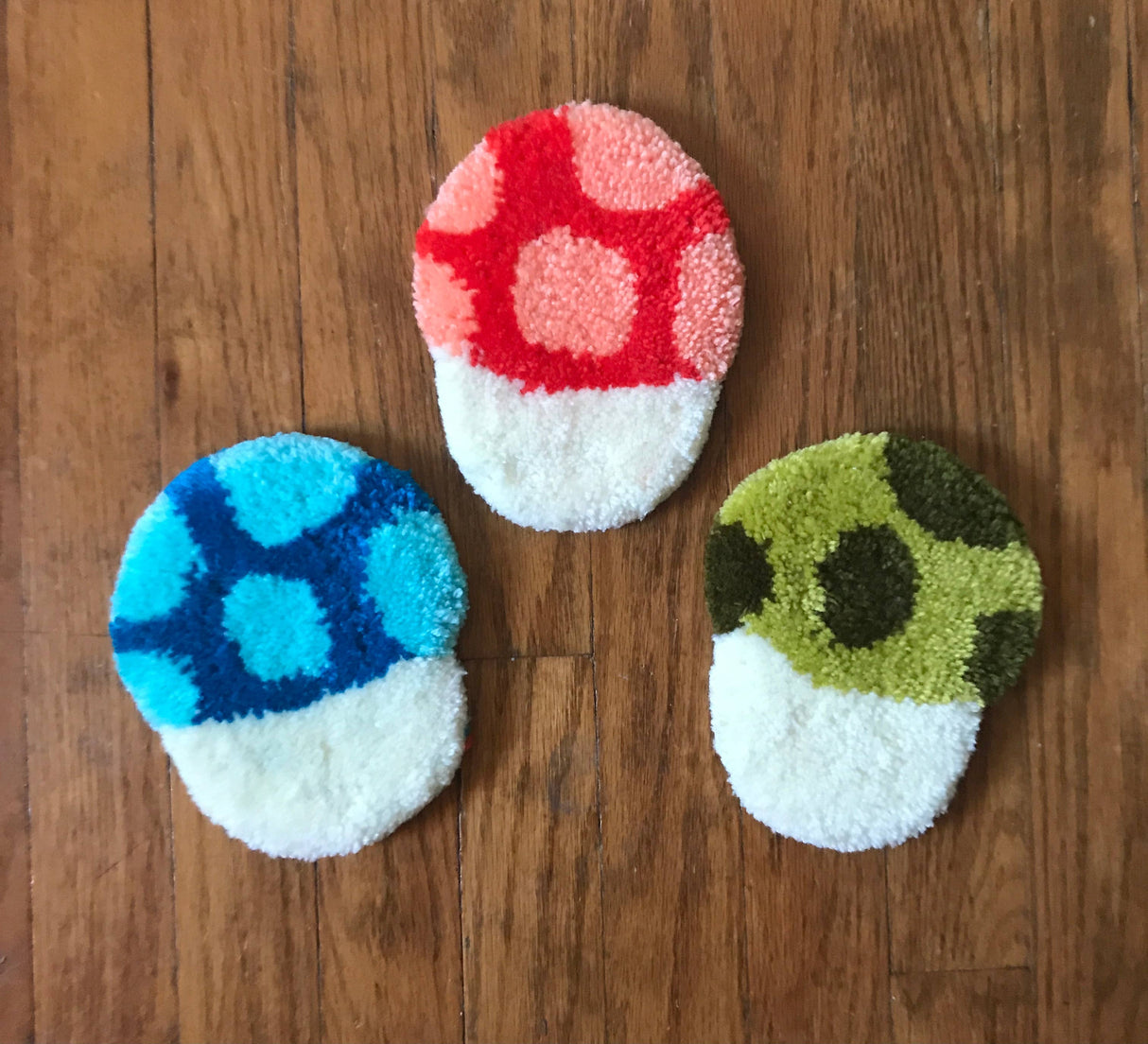 Mushroom Mug Rug Coaster