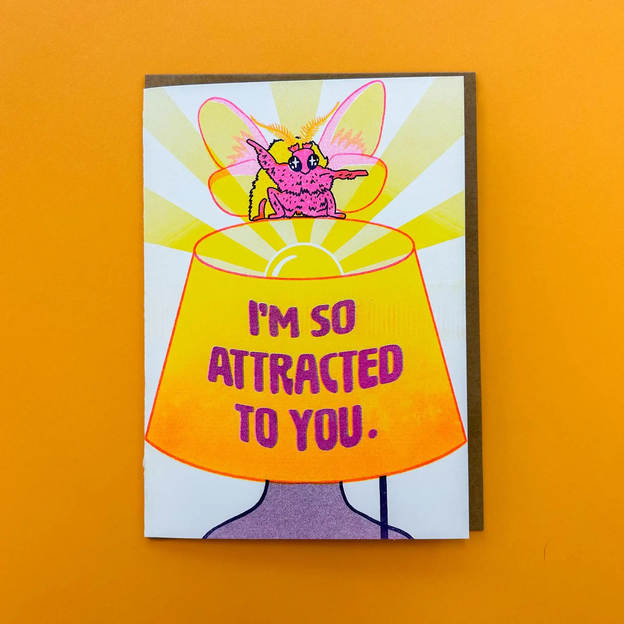 I'm So Attracted To You Moth Lamp Greet