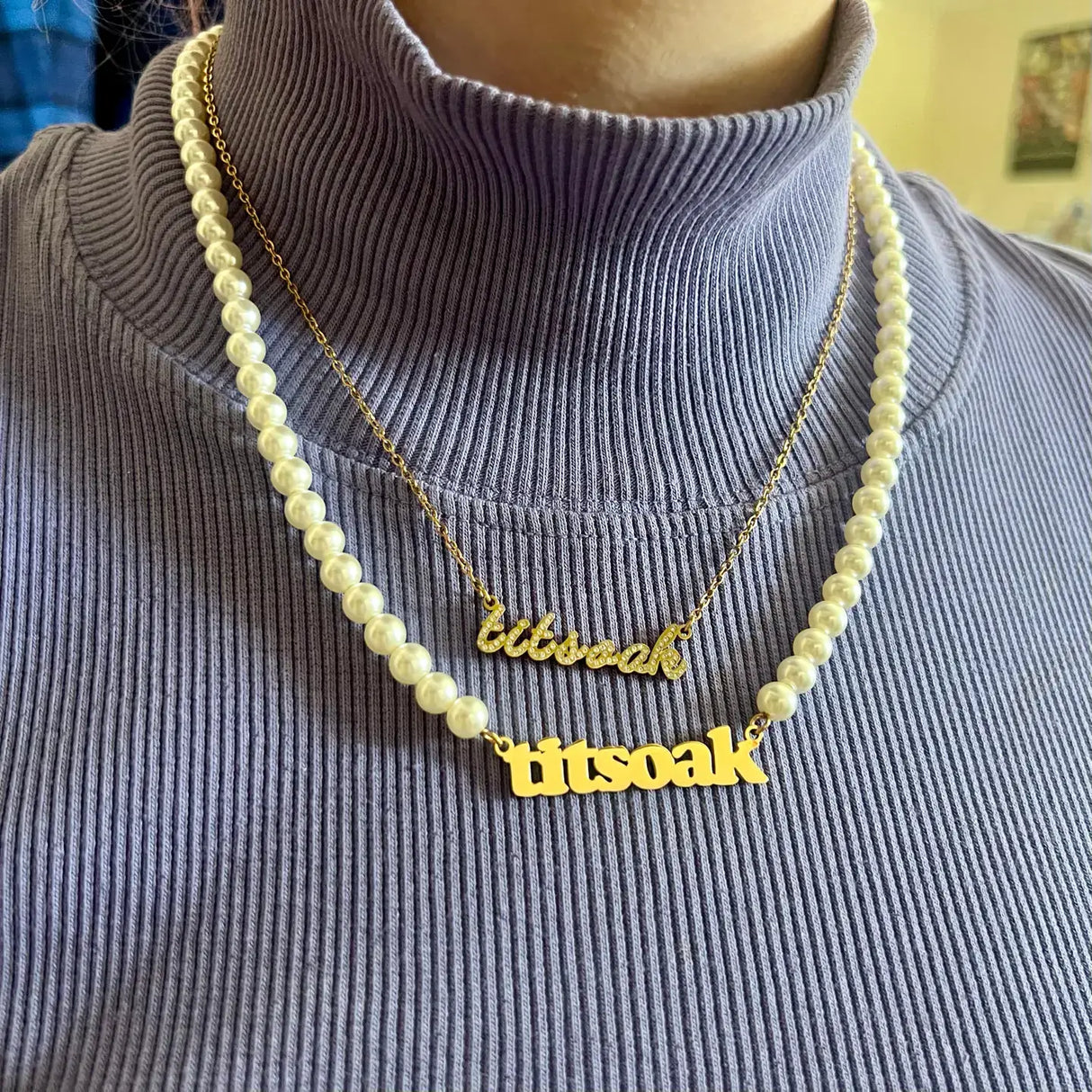 Titsoak Chain Necklace Twilight