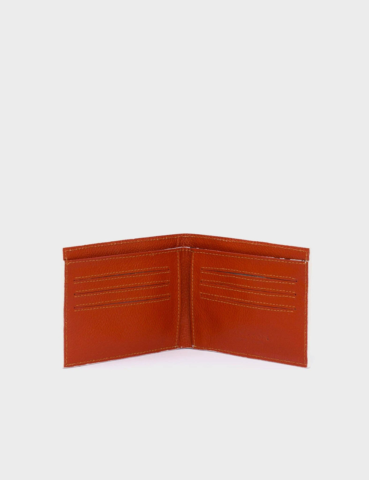 Felicia Cream Leather Bifold Wallet - Preppy Bird Print