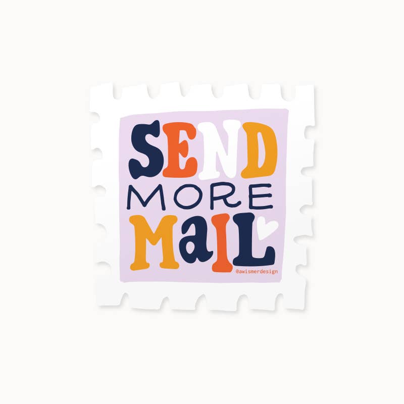 Send More Mail Vinyl Sticker