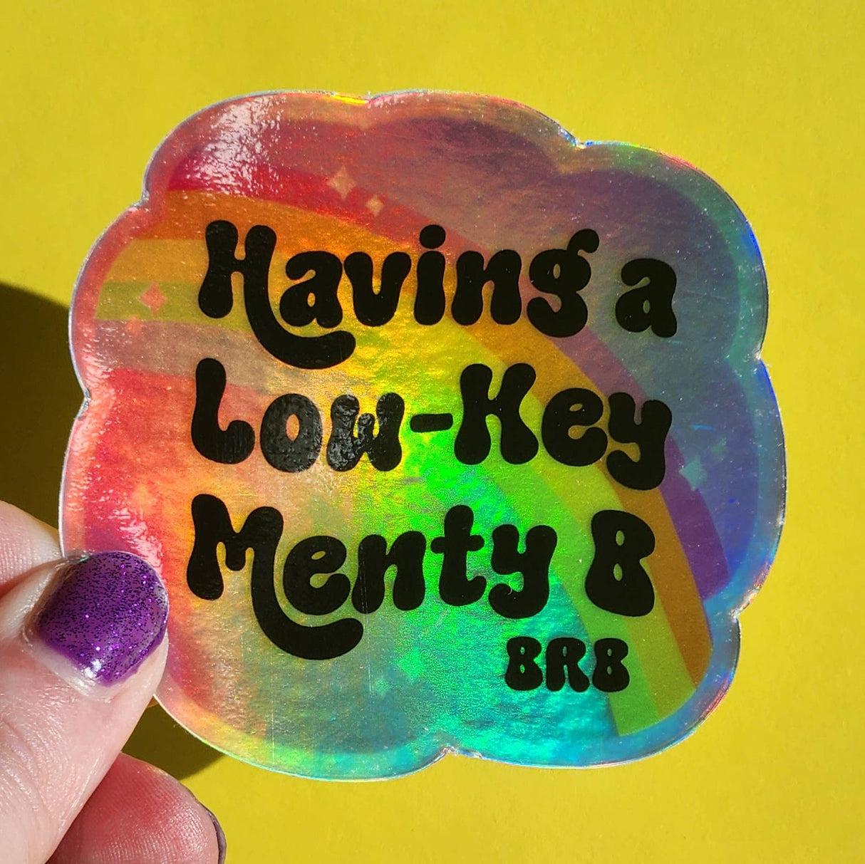 Menty B Mental Breakdown Sticker