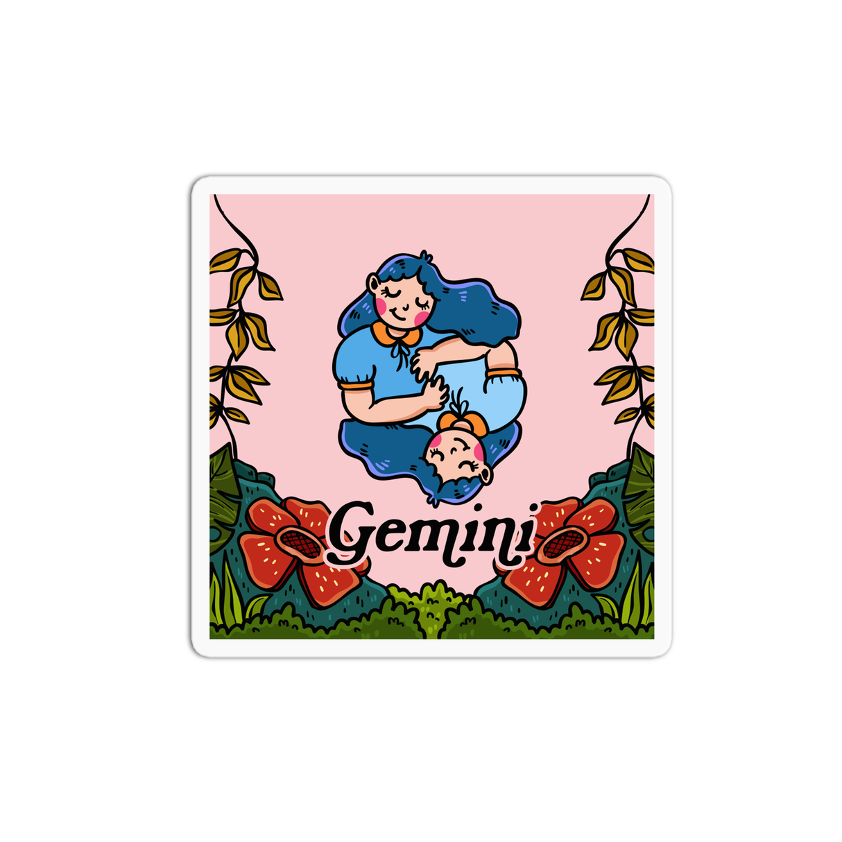Gemini Vinyl Waterproof Sticker