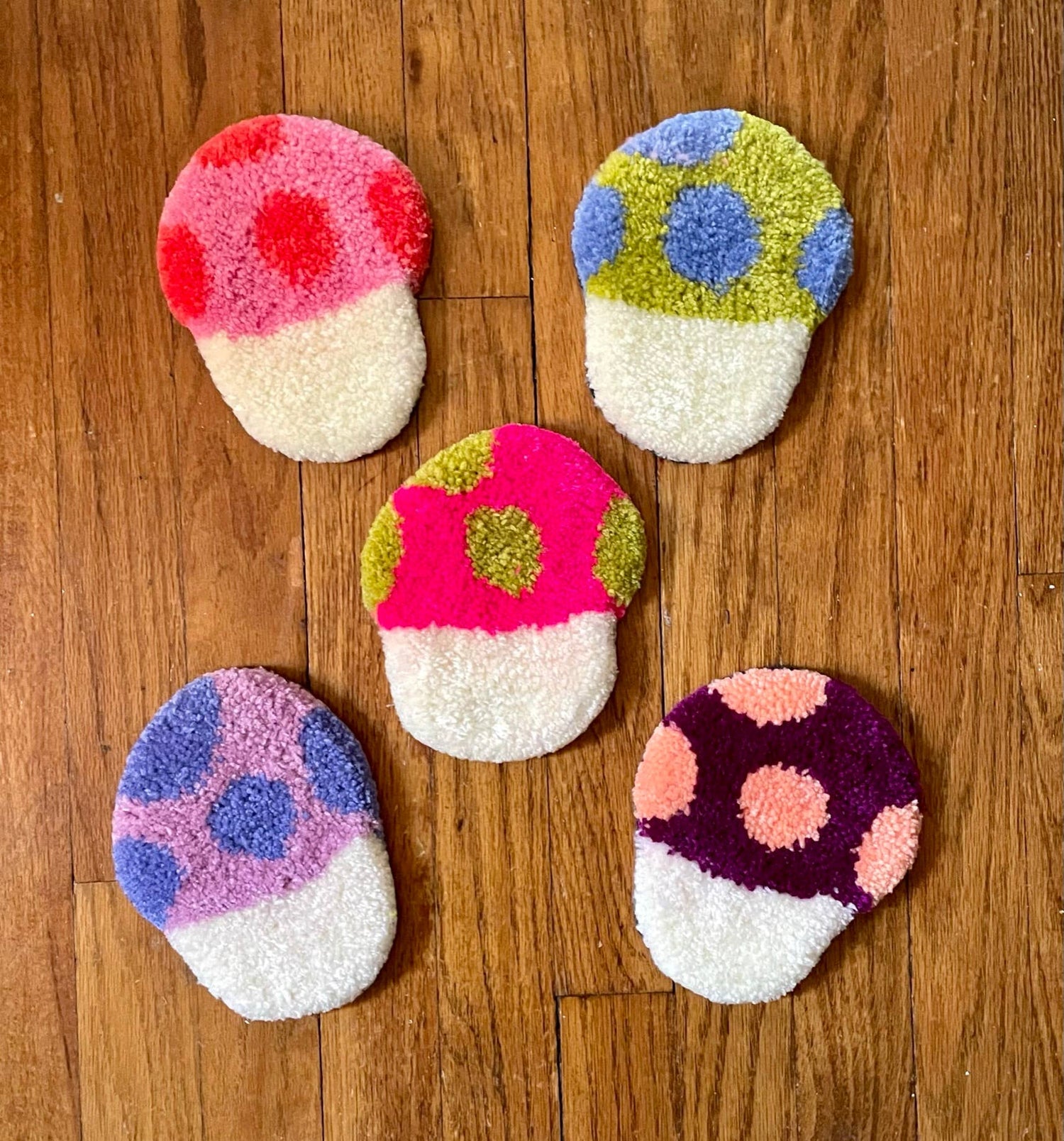 Mushroom Mug Rug Coaster