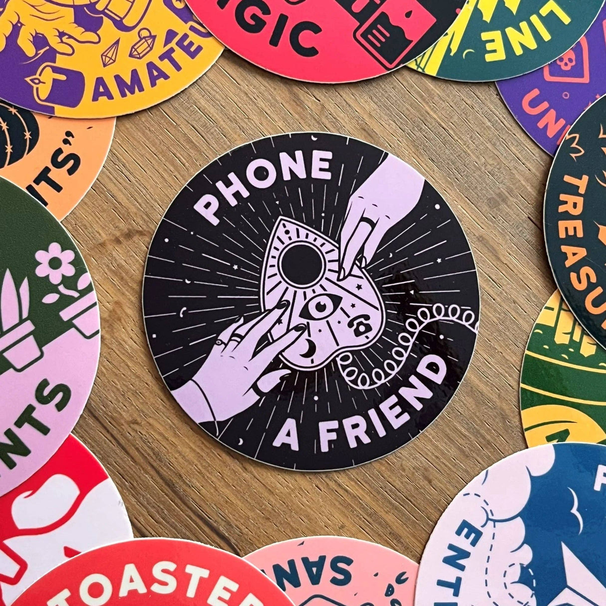 Phone A Friend Sticker