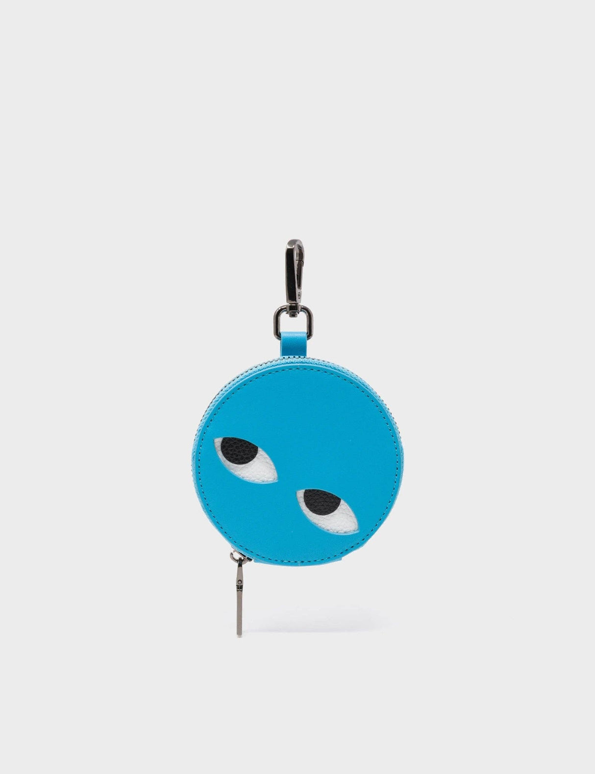 Dottie - Blue Leather Pouch Charm