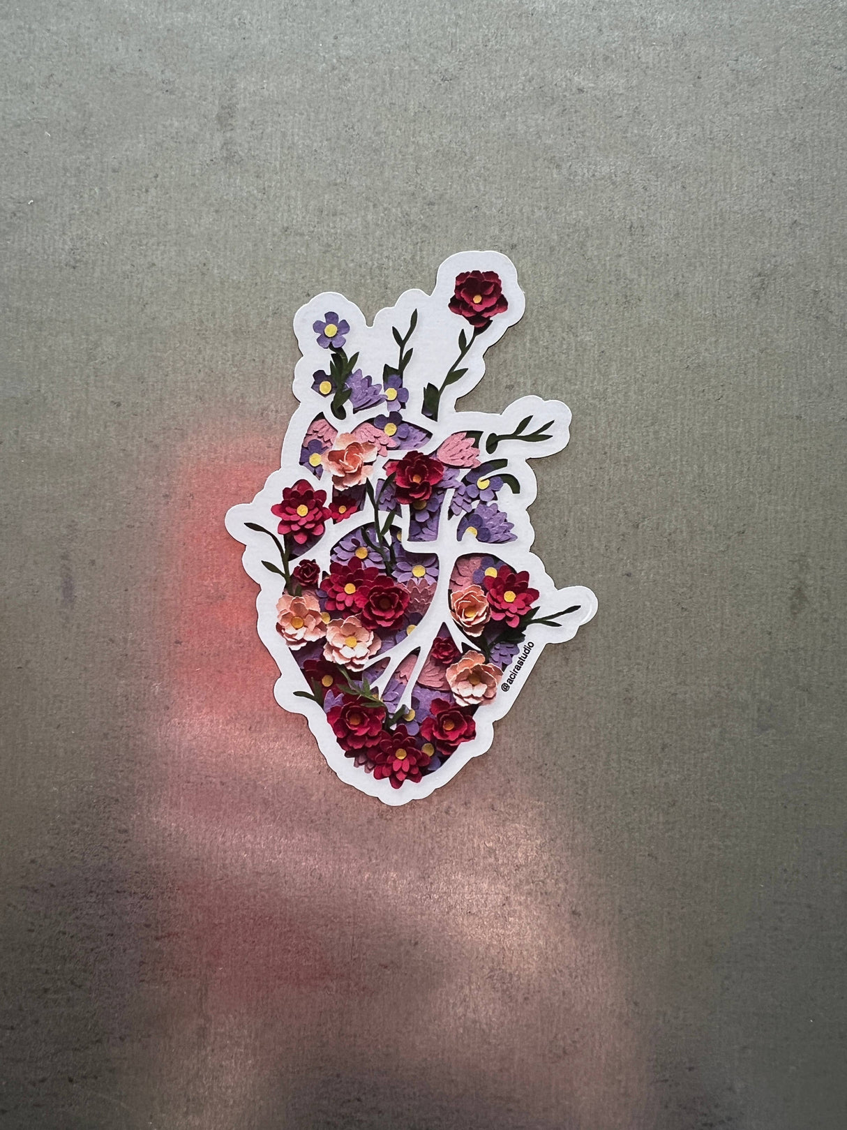 Blooming Heart Magnet