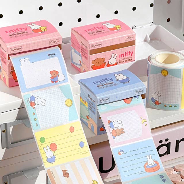 Miffy Pull-Out Sticky Memo Notes ā 120 Sheets