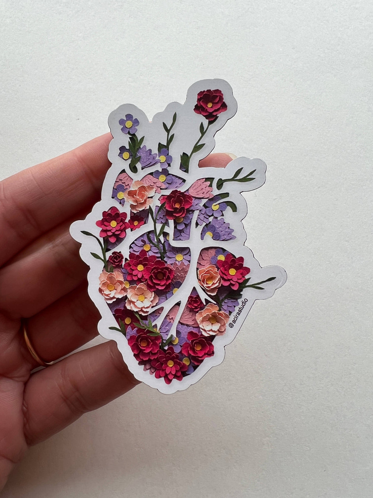 Blooming Heart Magnet