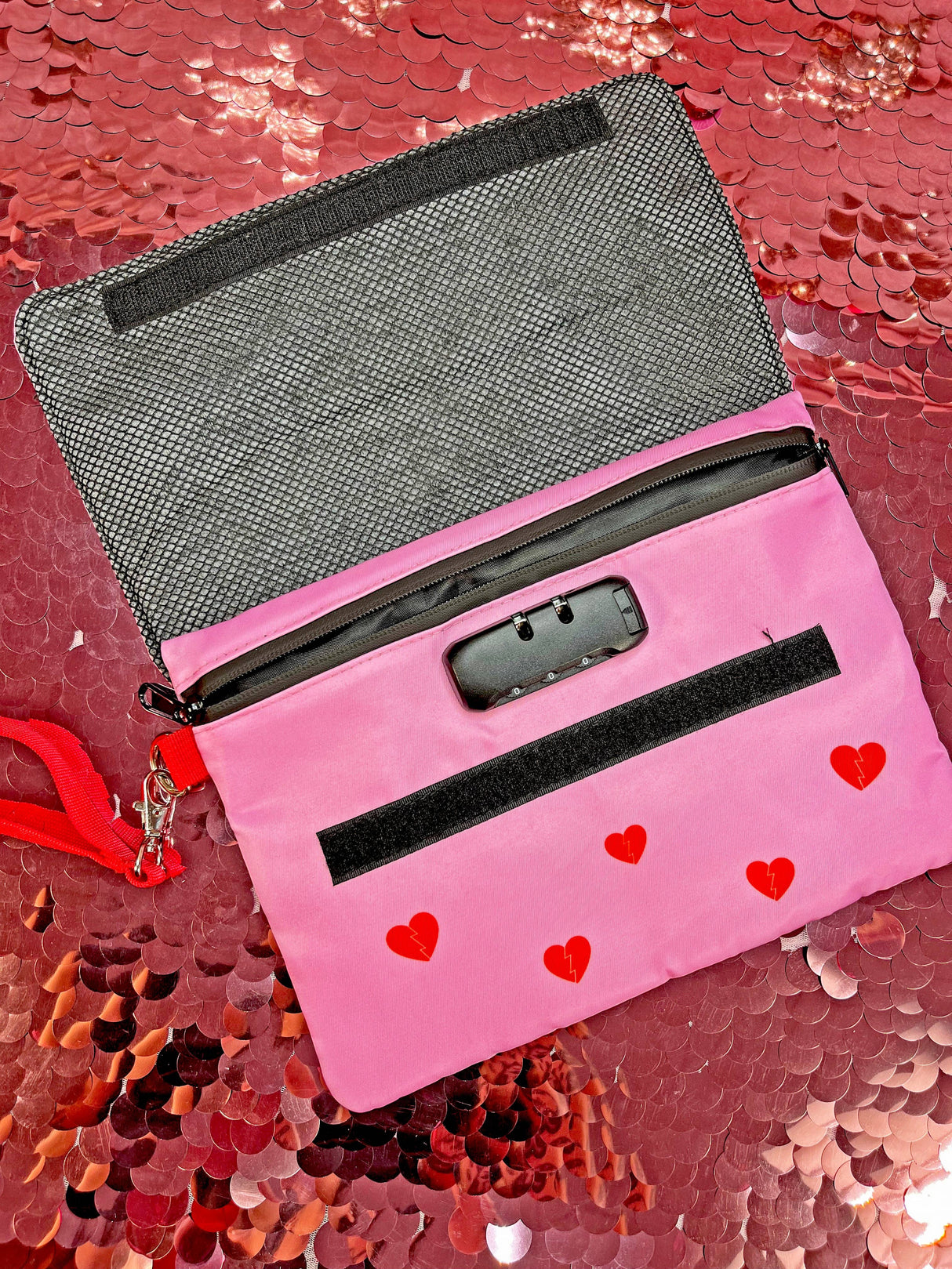 Smell Proof Bag with Lock, Sad Clown