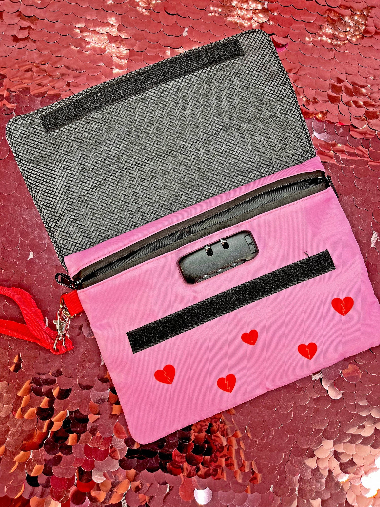 Smell Proof Bag with Lock, Sad Clown