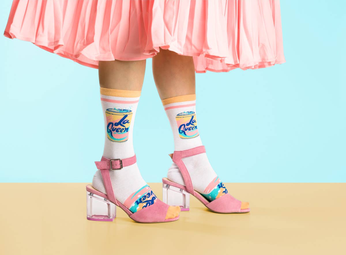 La Queen Crew Socks