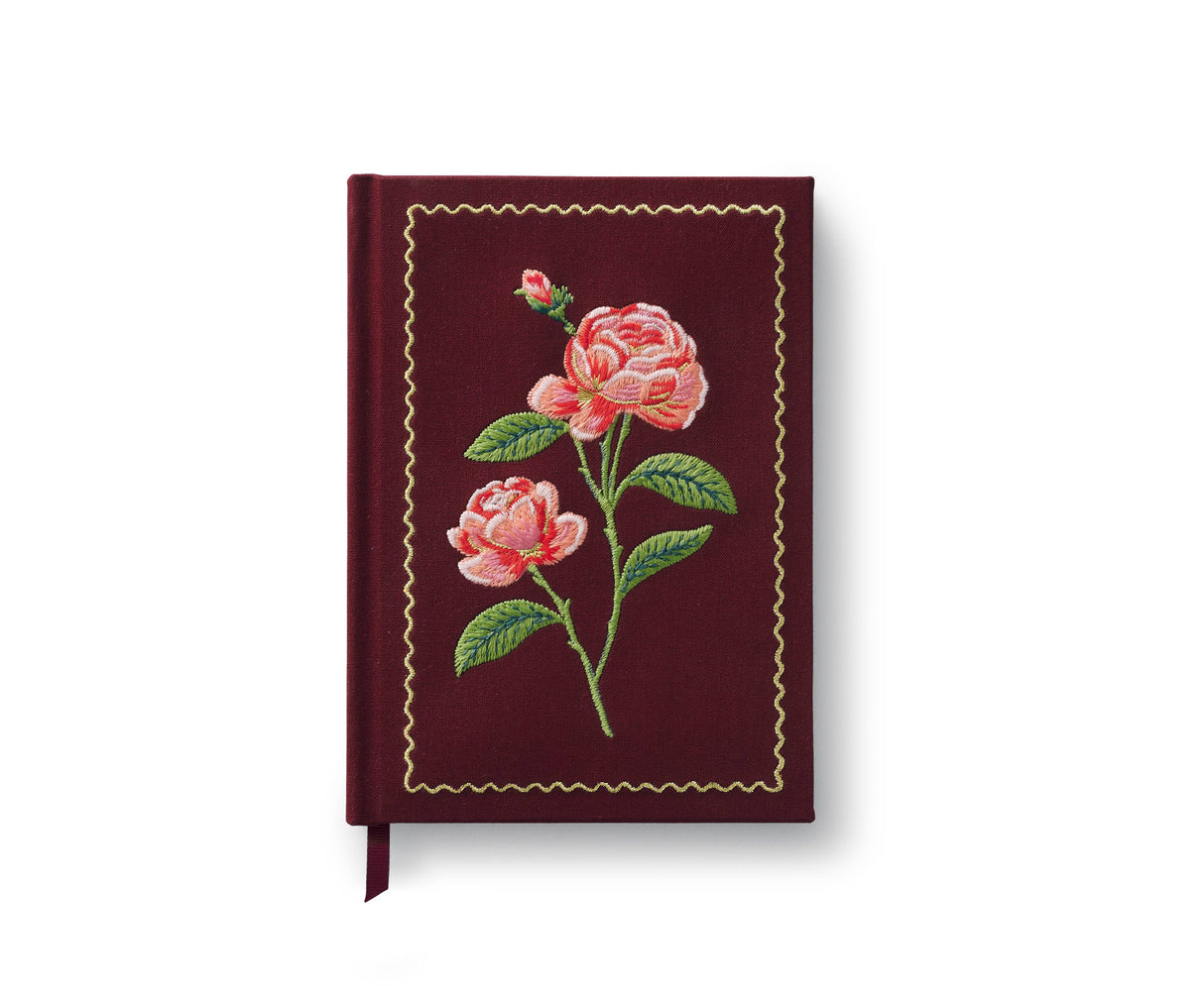 Roses Valentine's Day Embroidered Journal