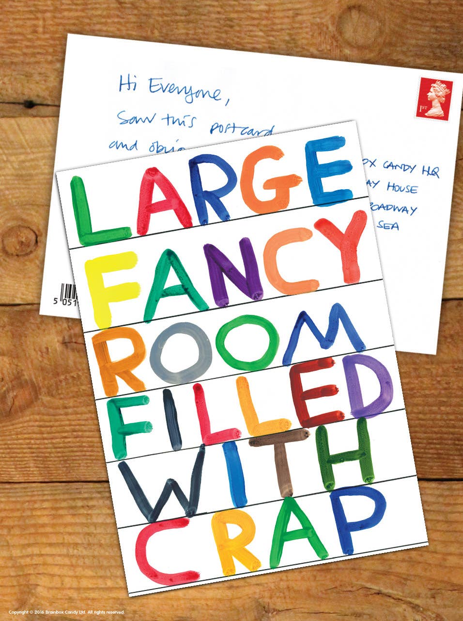 Large Fancy Room A6 Art Postcard